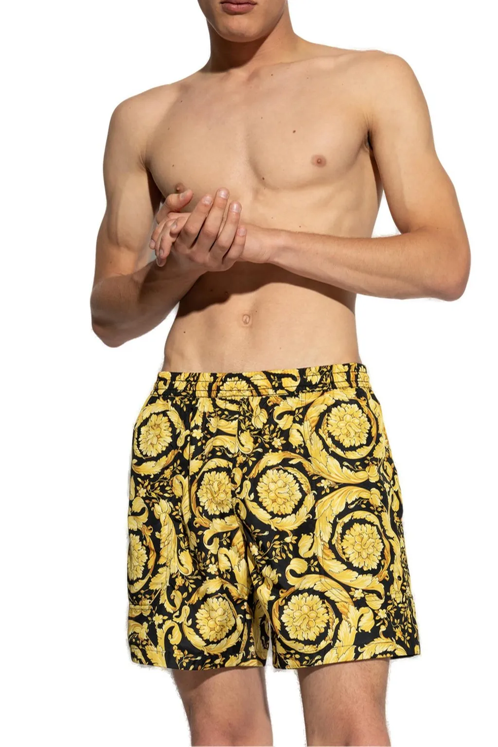 Baroque Print Swim Shorts