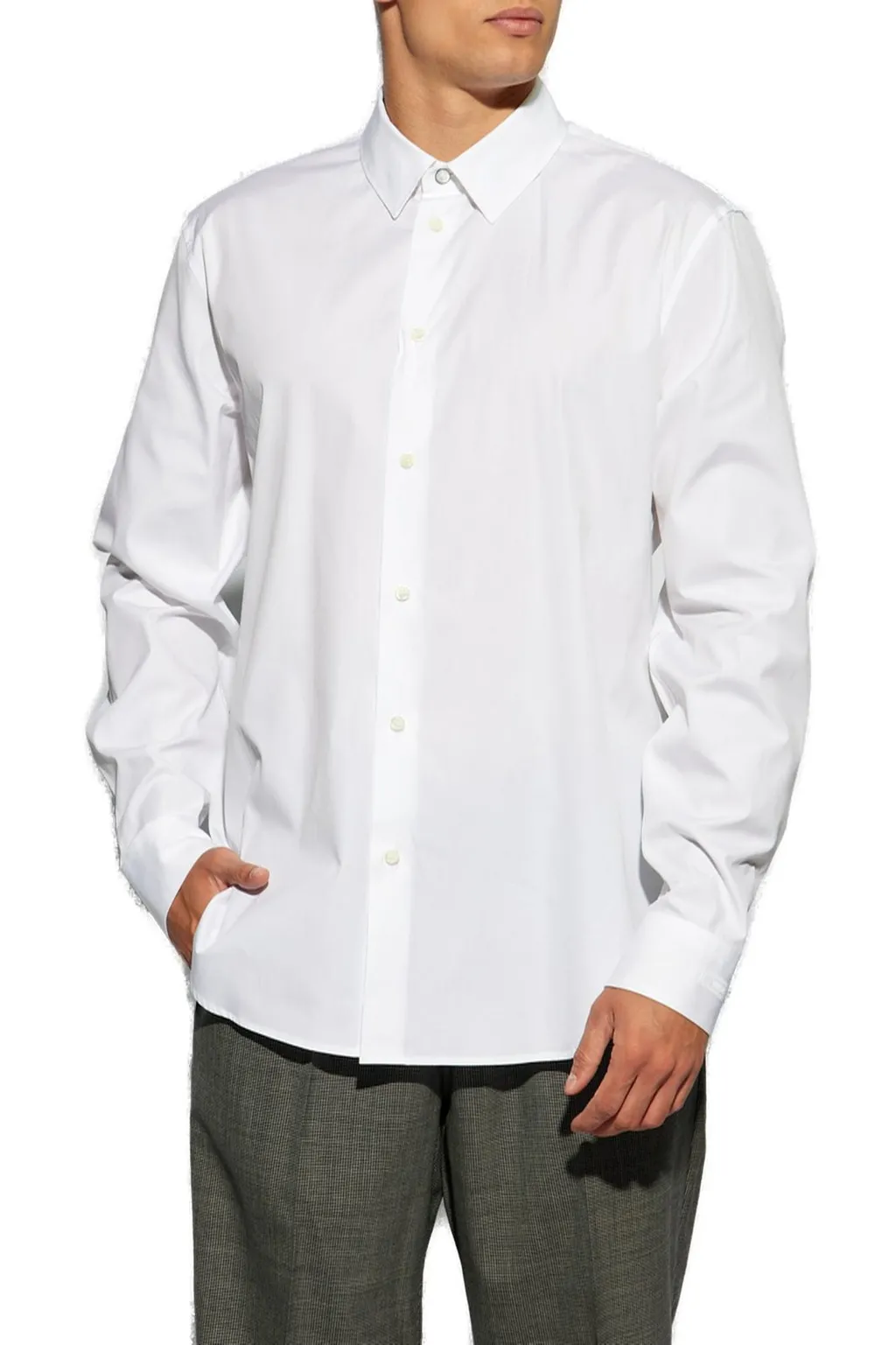 Logo Print Cotton Shirt
