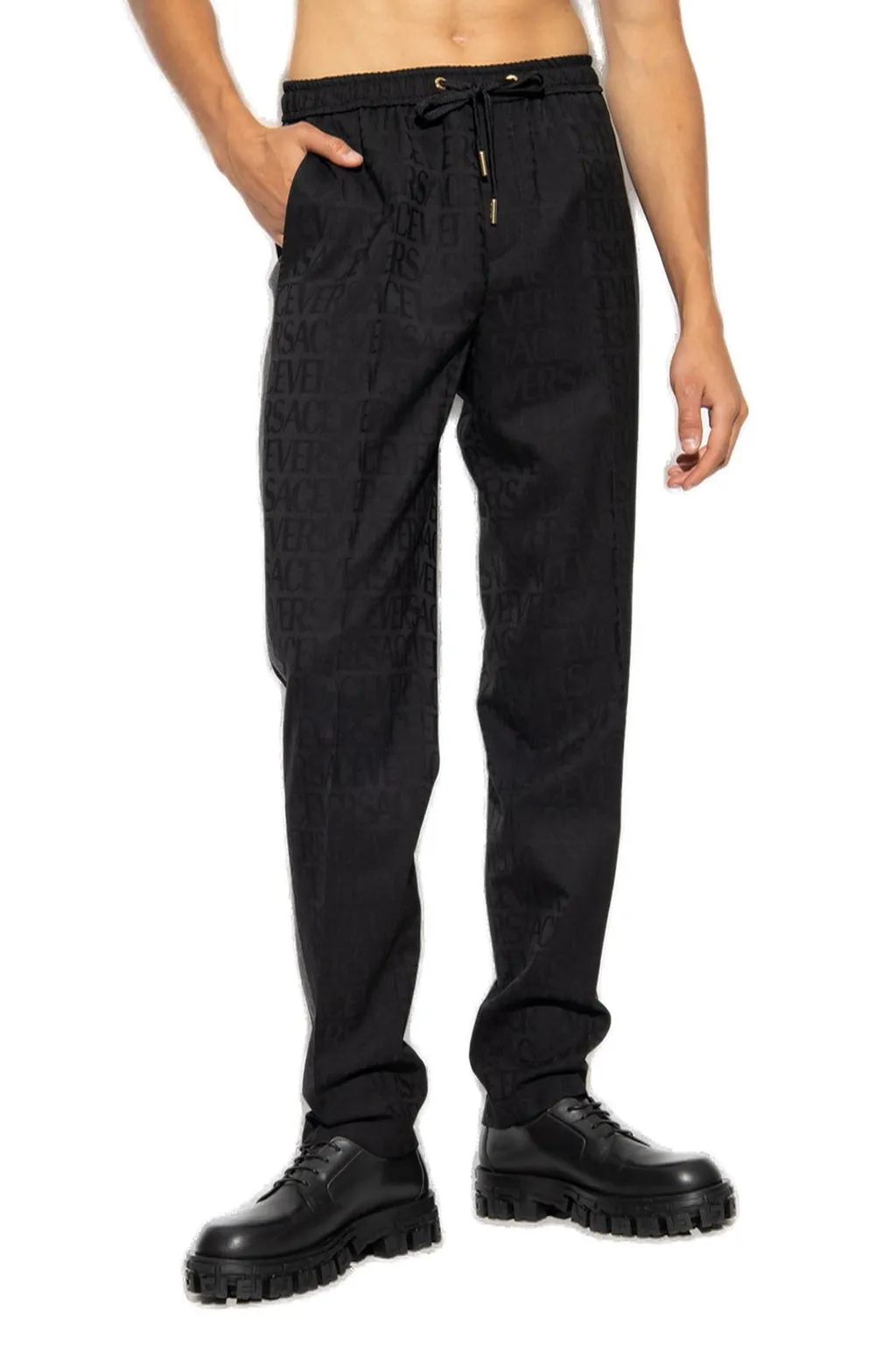 Monogrammed Track Pants