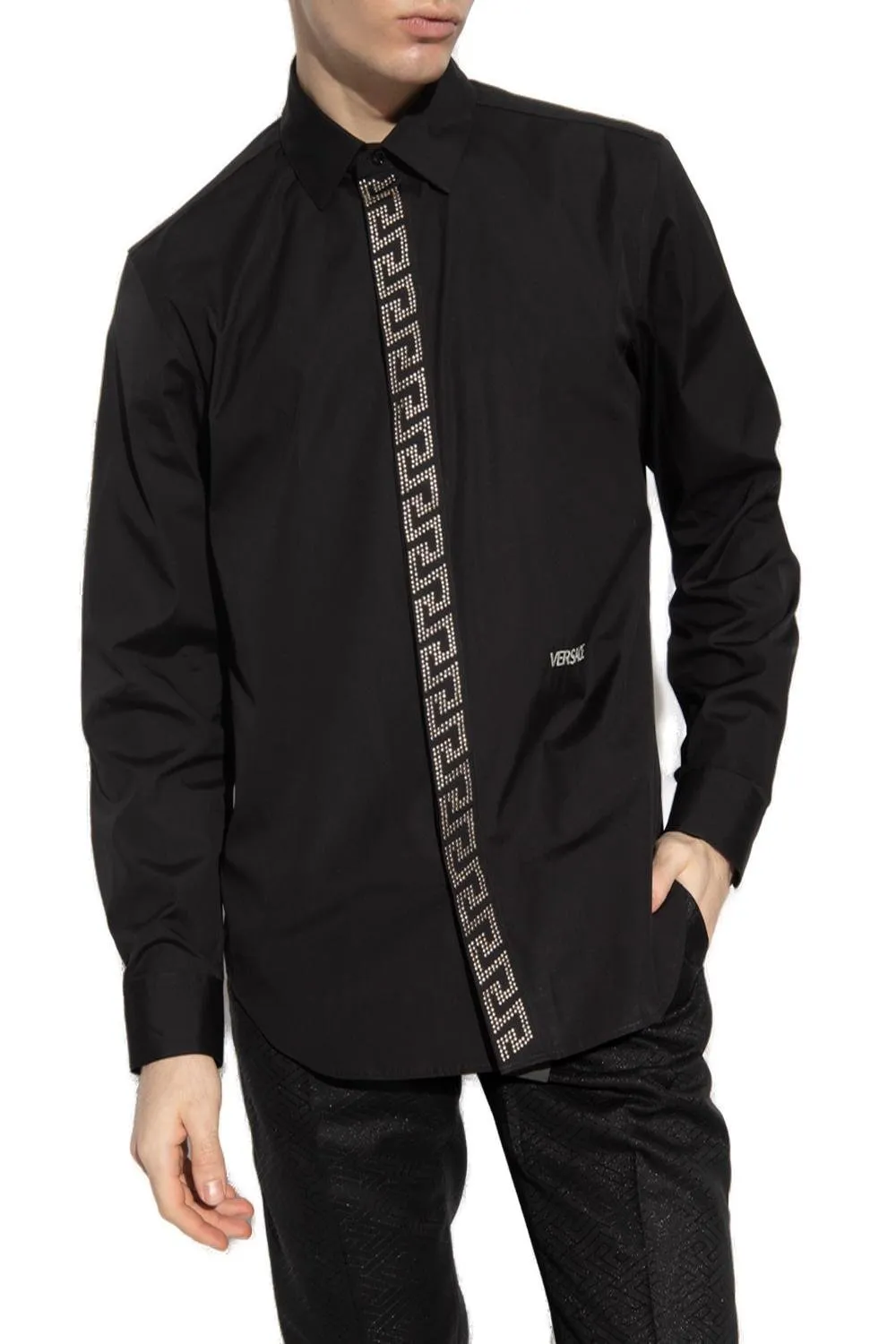 Medusa Chain Print Shirt