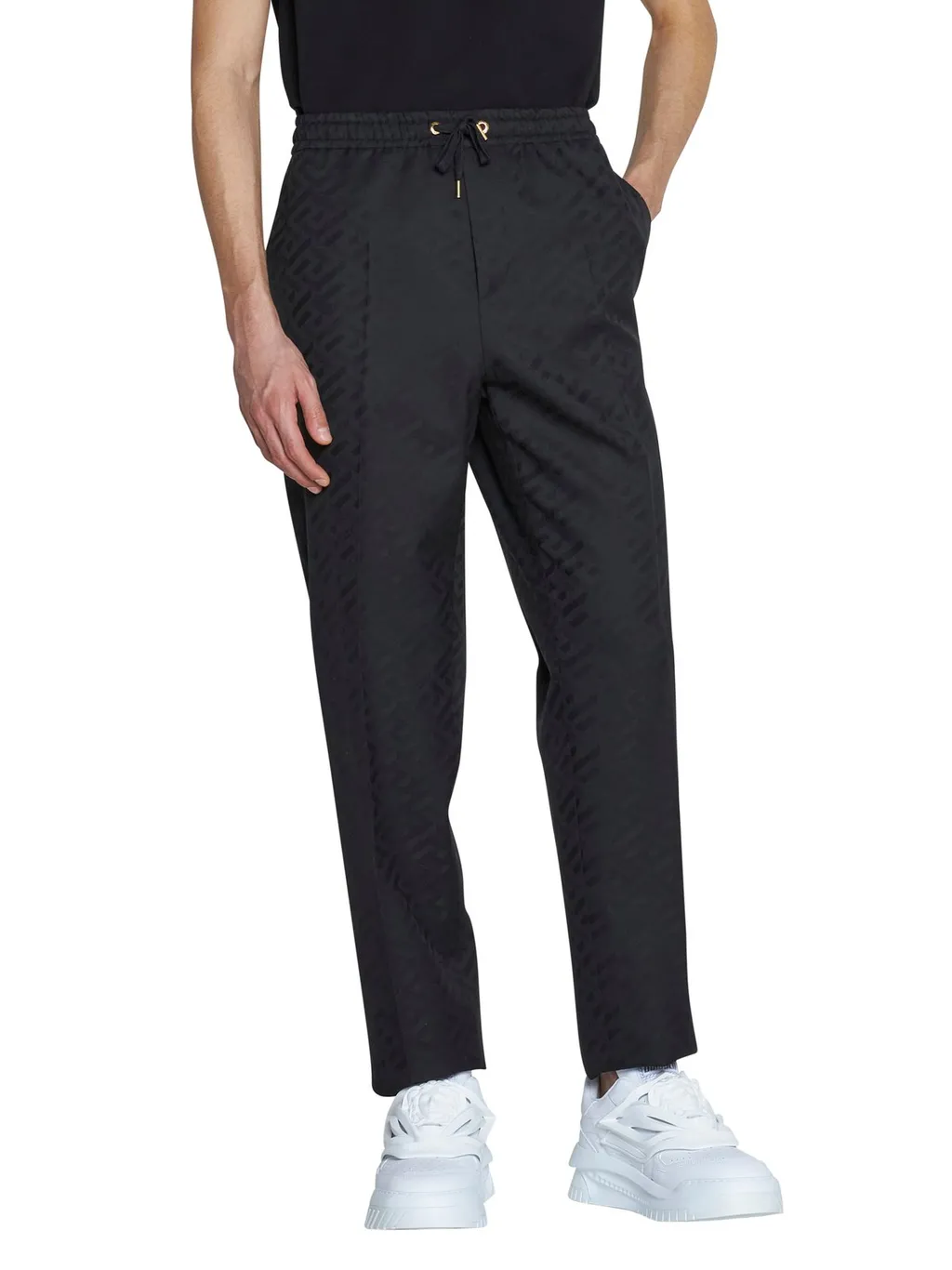 Monogrammed Track Pants