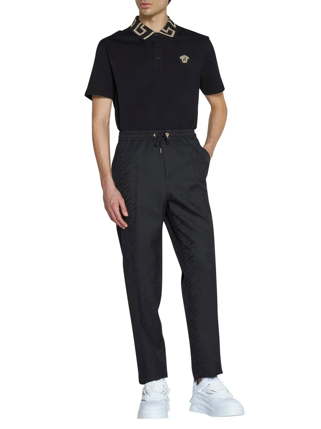 Monogrammed Track Pants