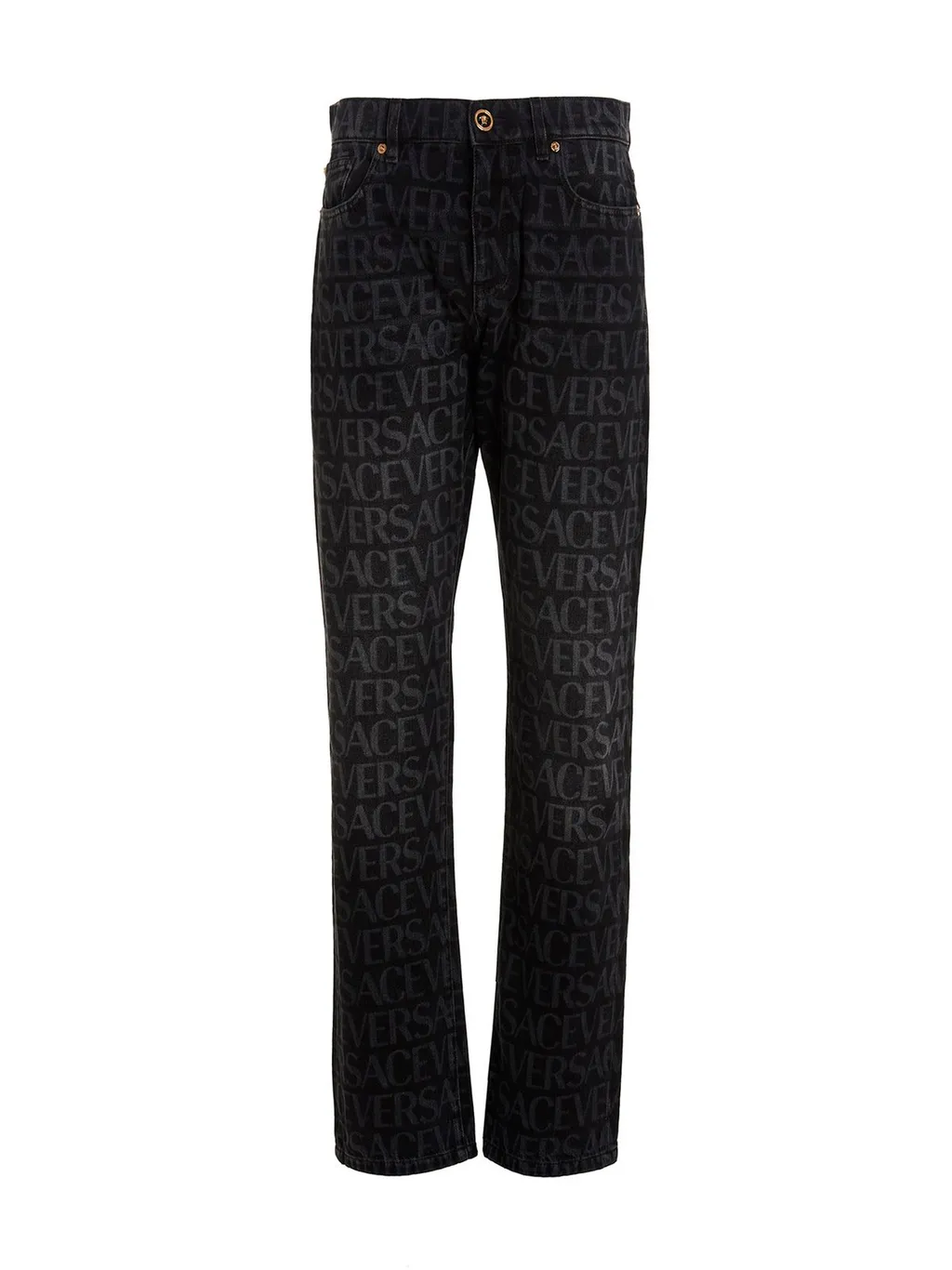 Logo Print Jeans