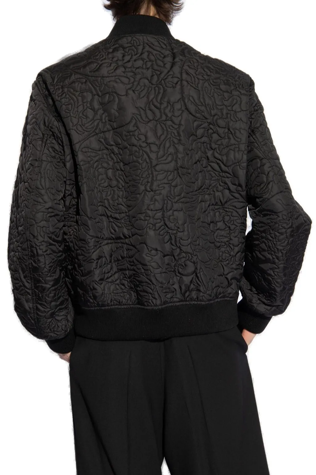 Quilted Bomber Jacket