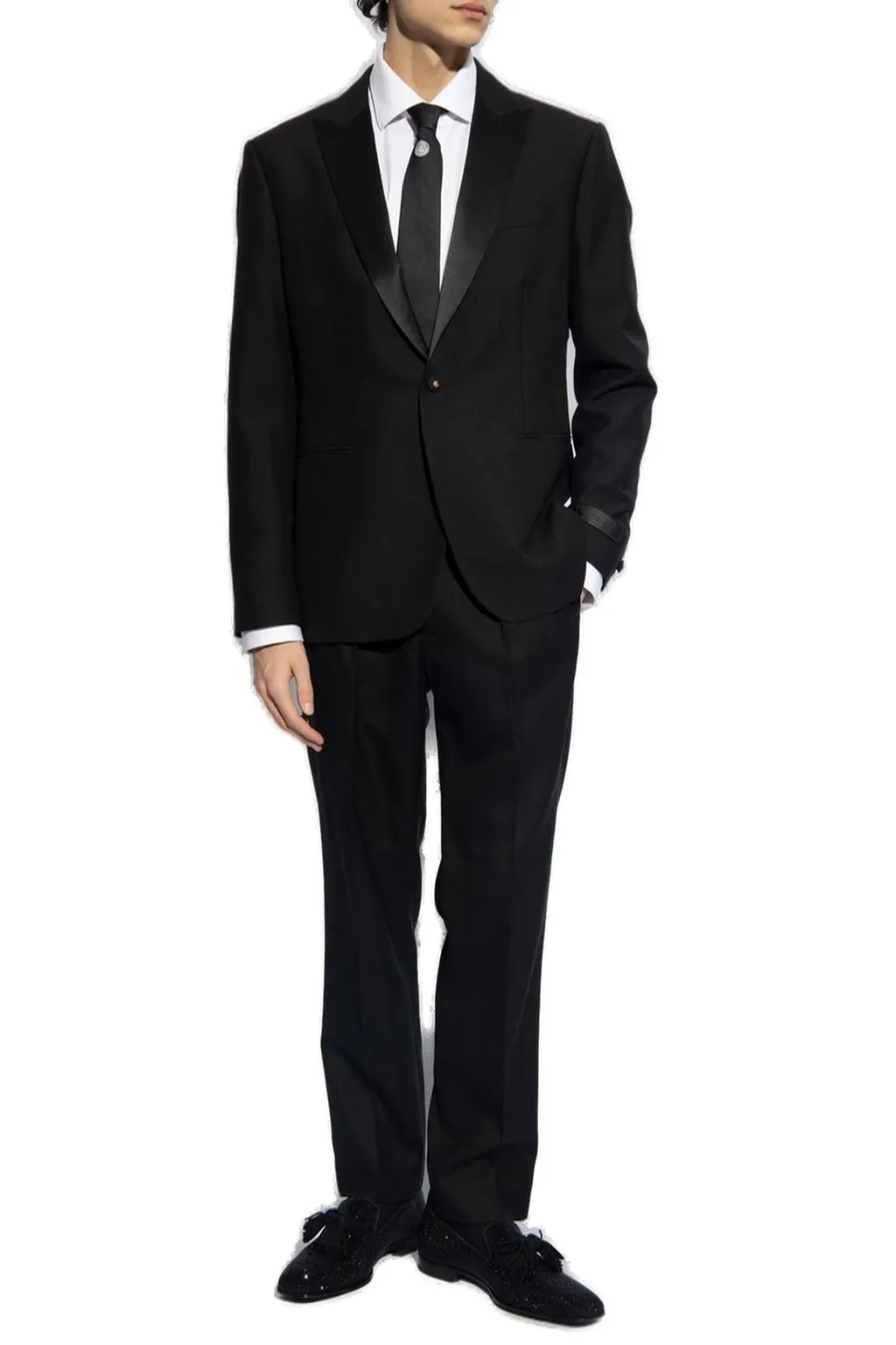 Single-Breasted Tuxedo Jacket
