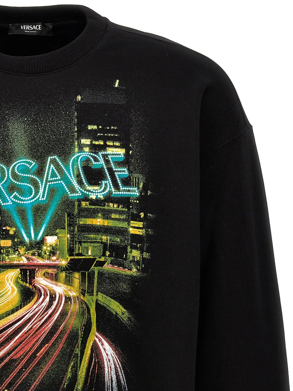 Sweatshirt With Cityscape Print