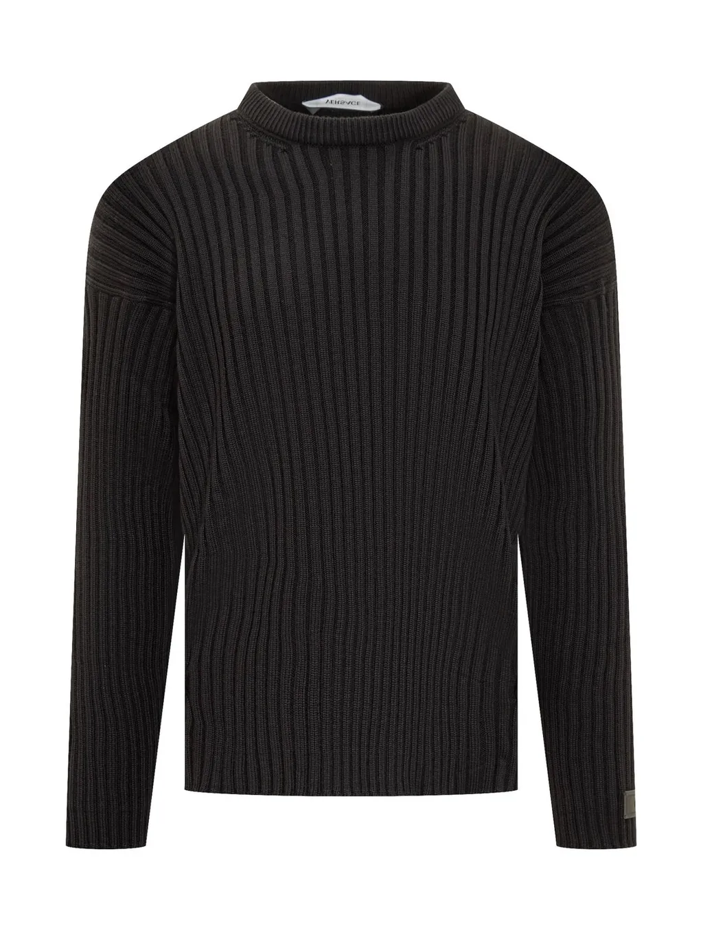 Ribbed Mock Neck Sweater