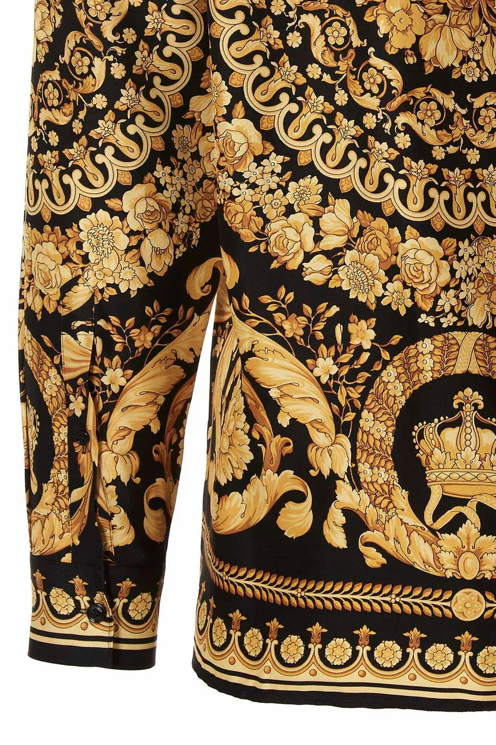 Baroque Print Silk Shirt