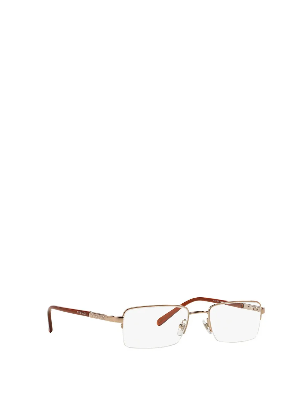 Rectangular Half-Rim Glasses