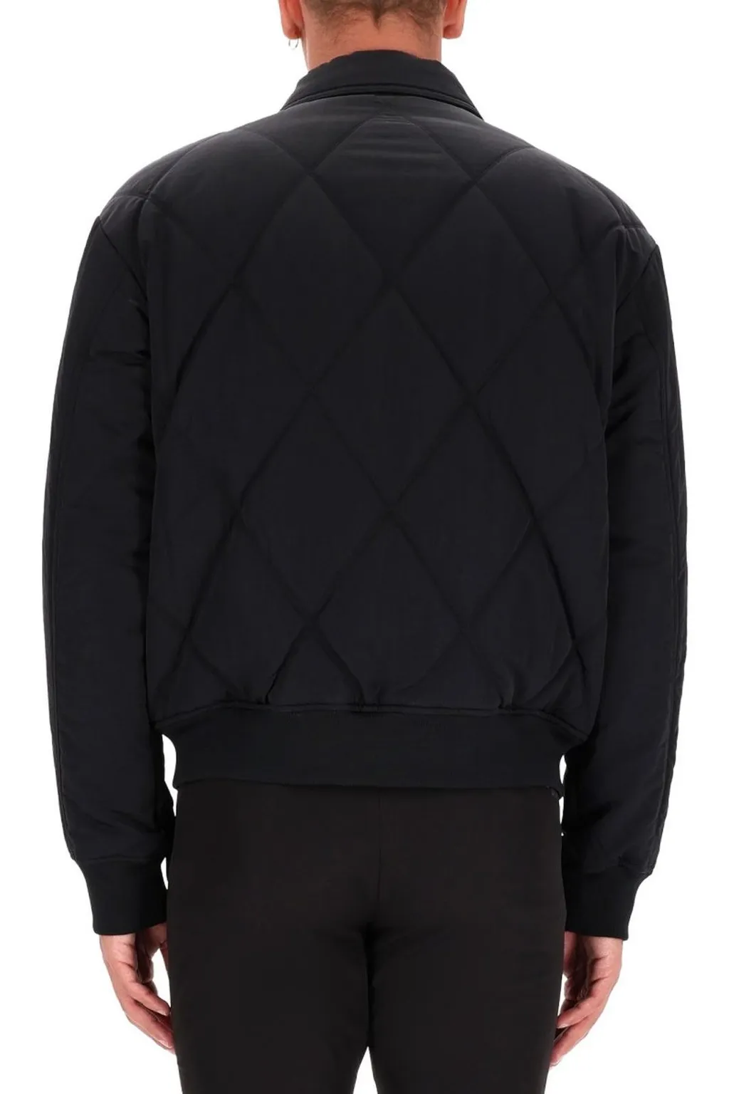 Quilted Bomber Jacket