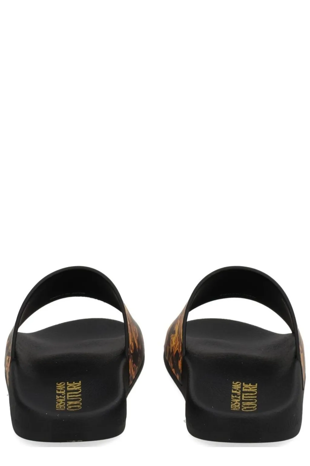 Baroque Print Slide Sandals