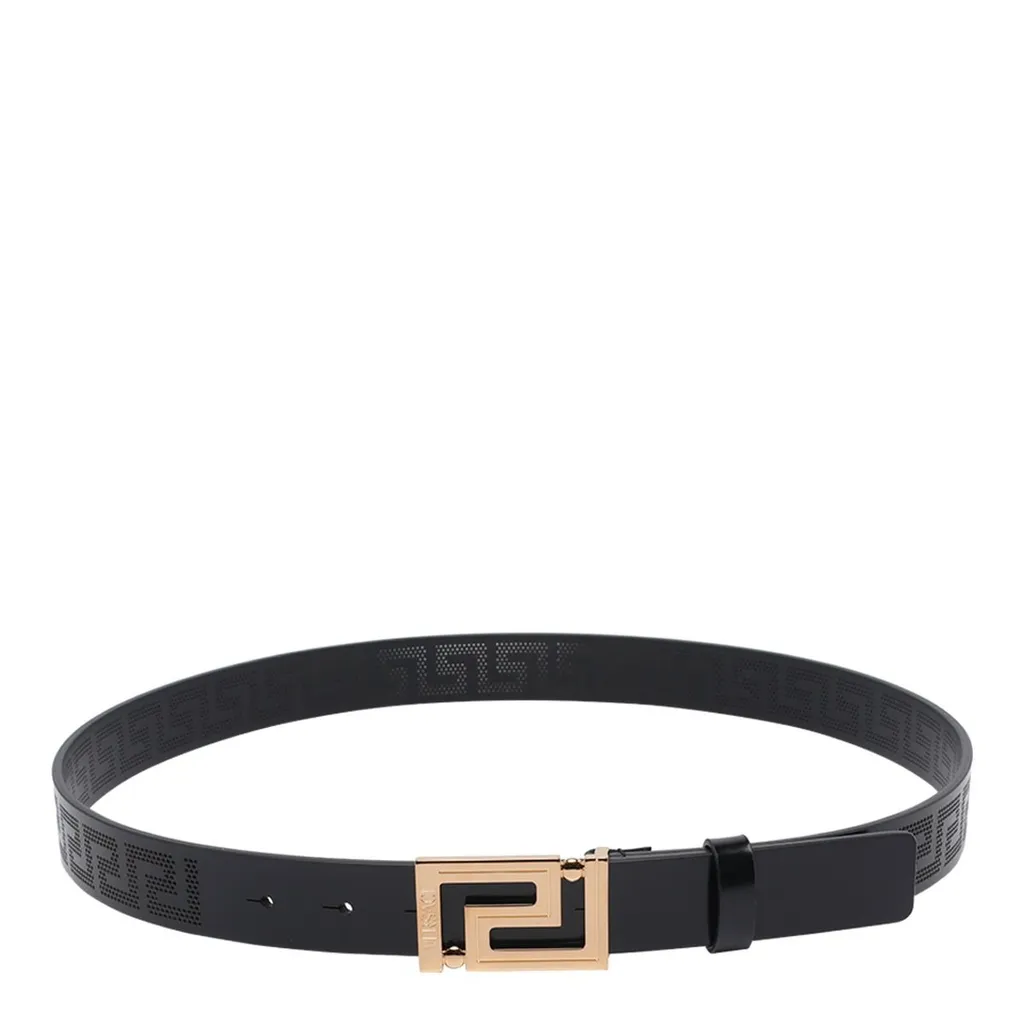 Belt With Medusa Buckle