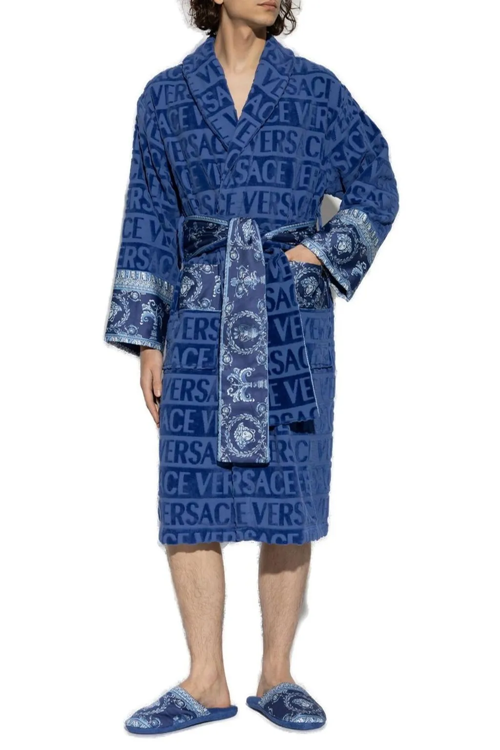 Logo Print Robe