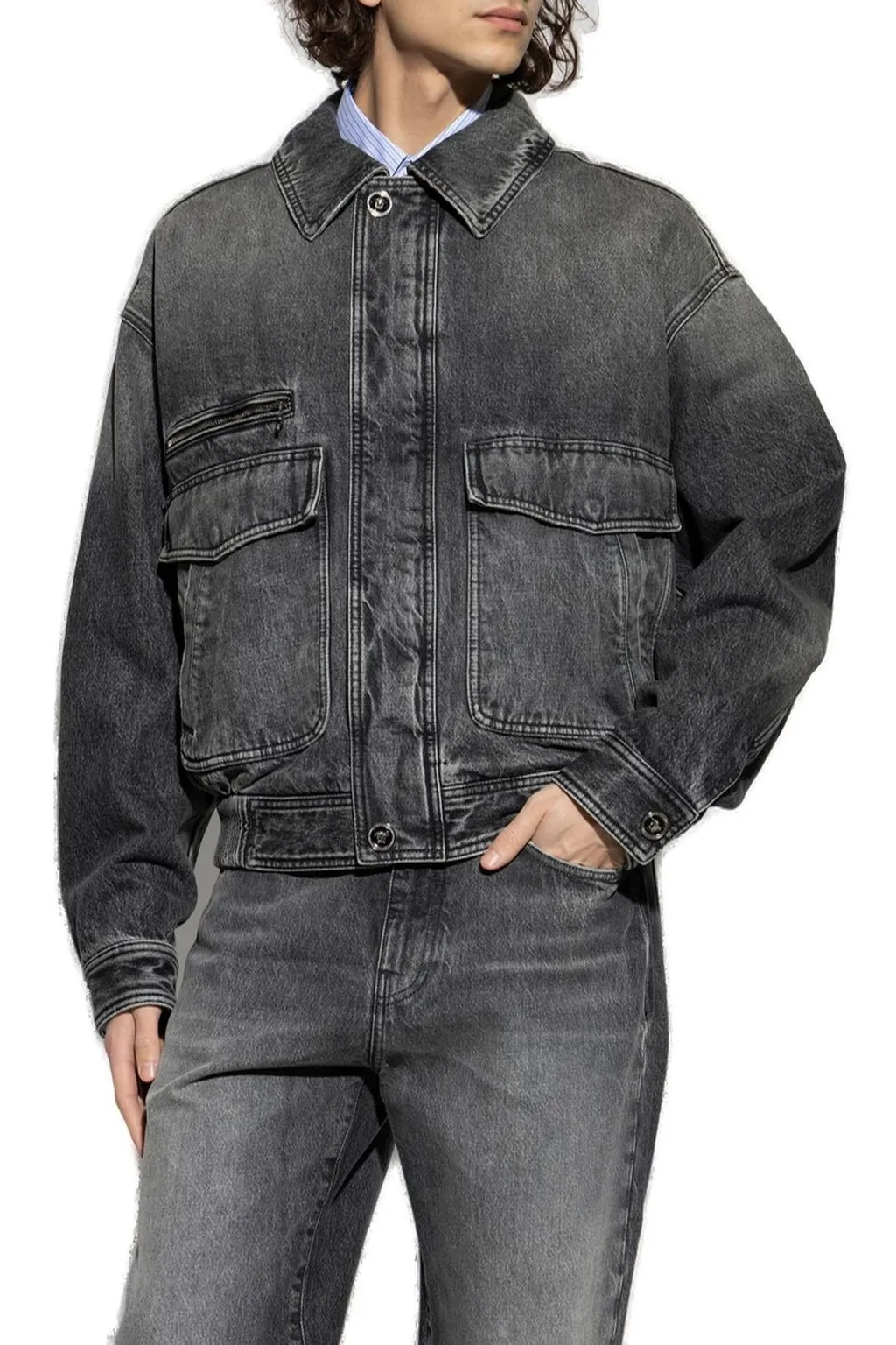 Denim Bomber Jacket