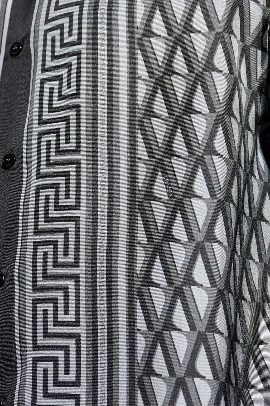 Baroque Print Silk Shirt