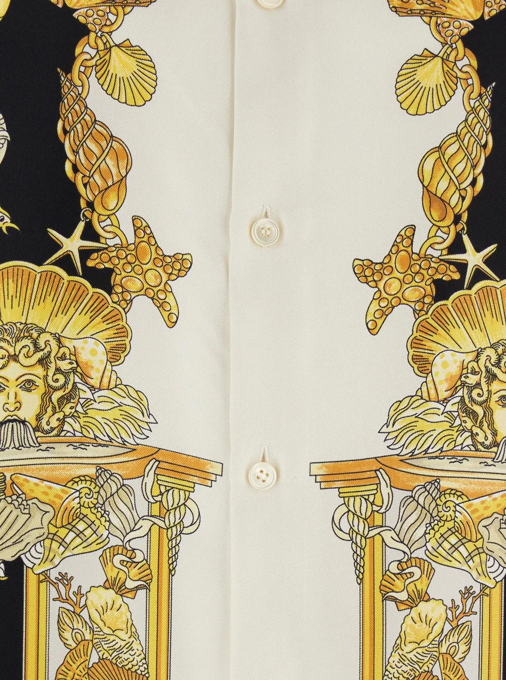Baroque Print Silk Shirt
