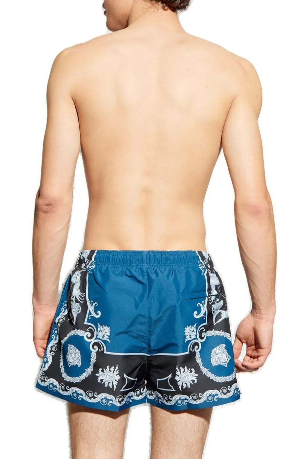 Medusa Print Swim Shorts