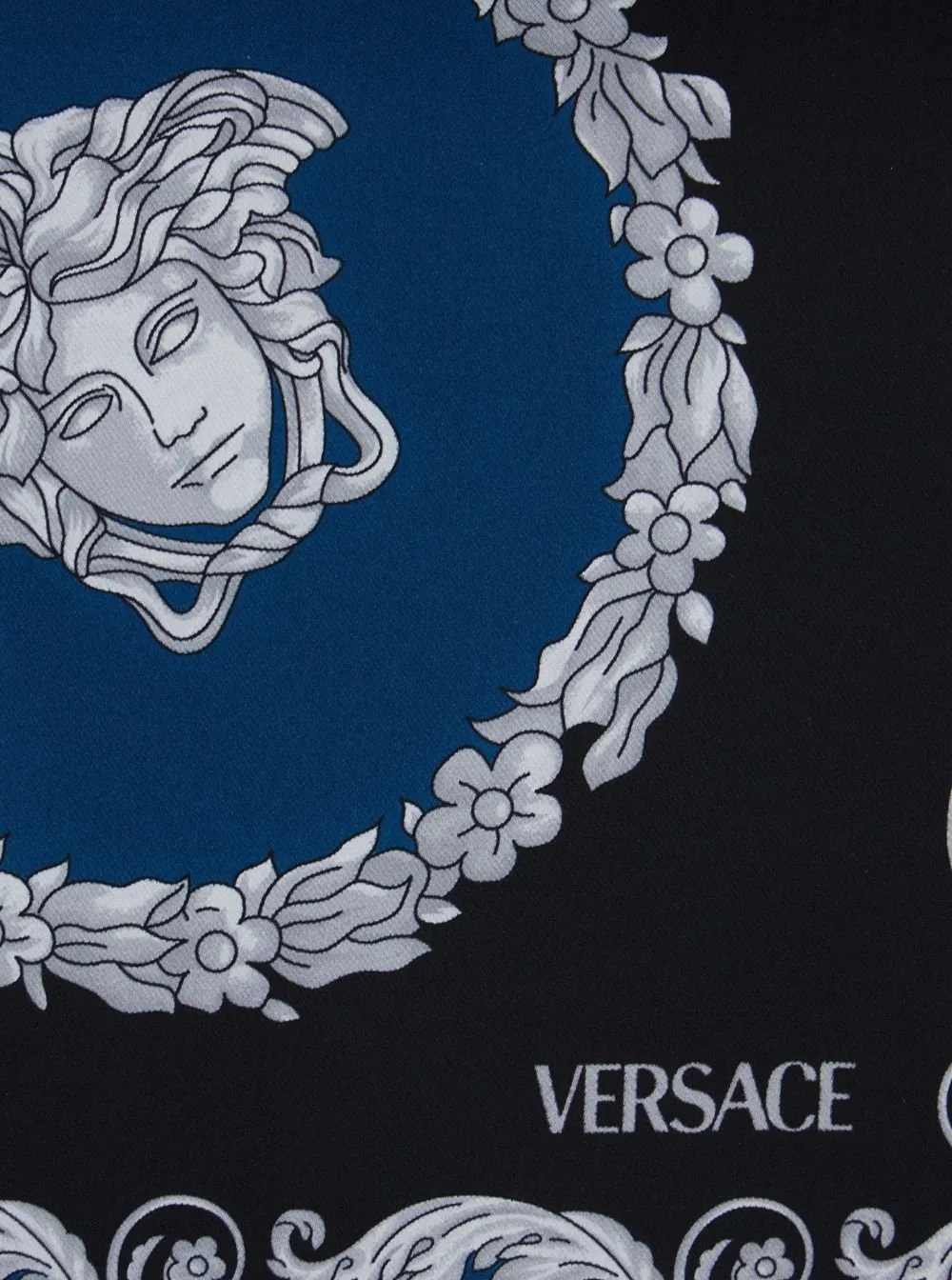 Medusa Print Silk Scarf