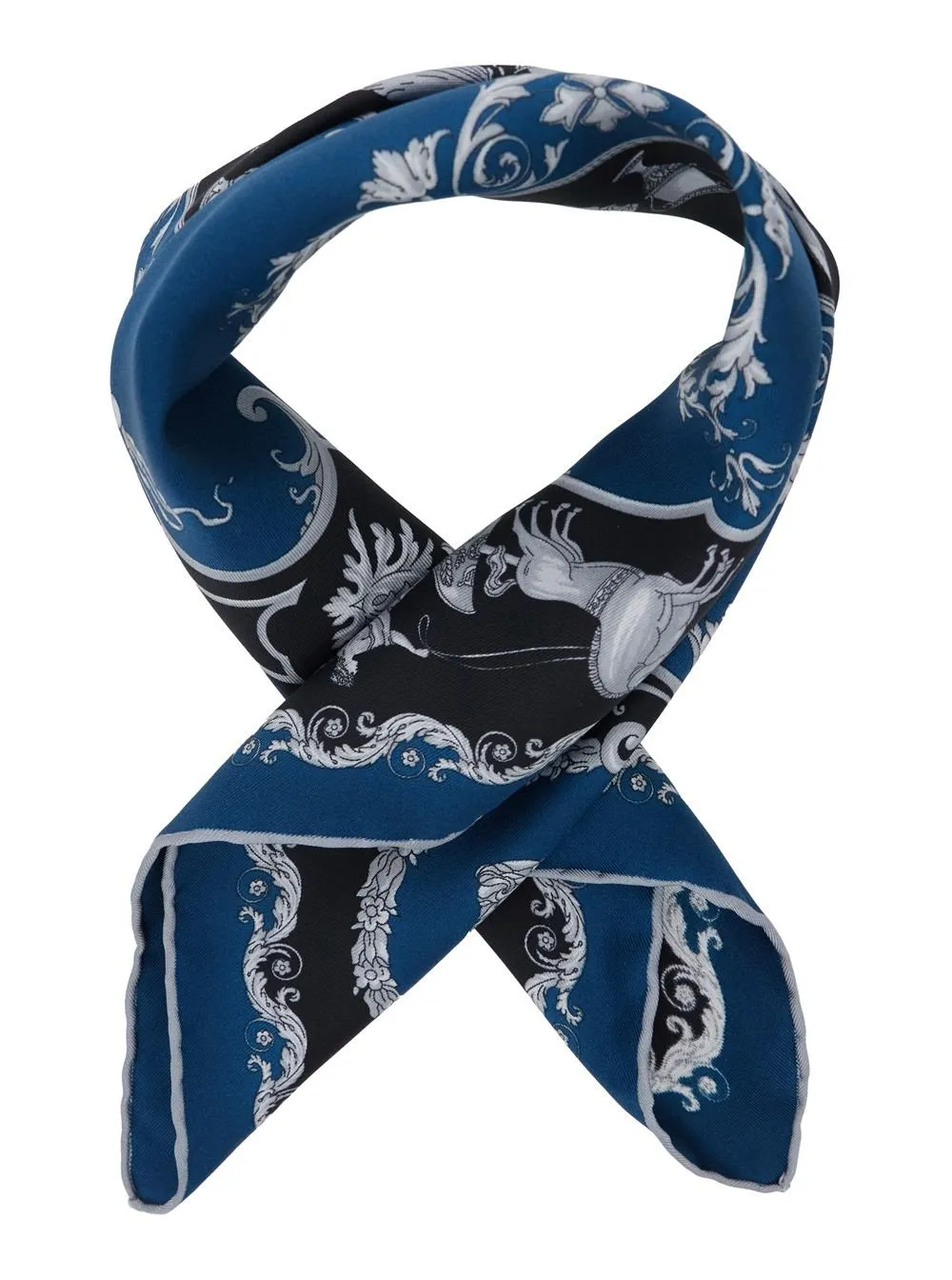 Print Silk Twill Scarf