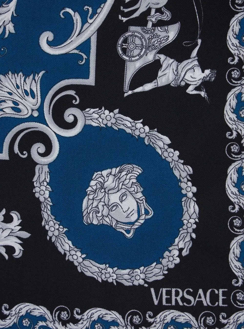 Print Silk Twill Scarf