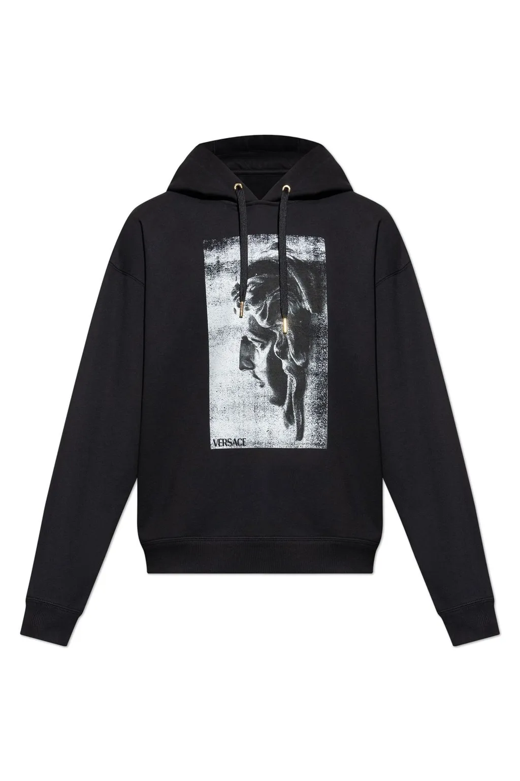 Medusa Graphic Print Hoodie