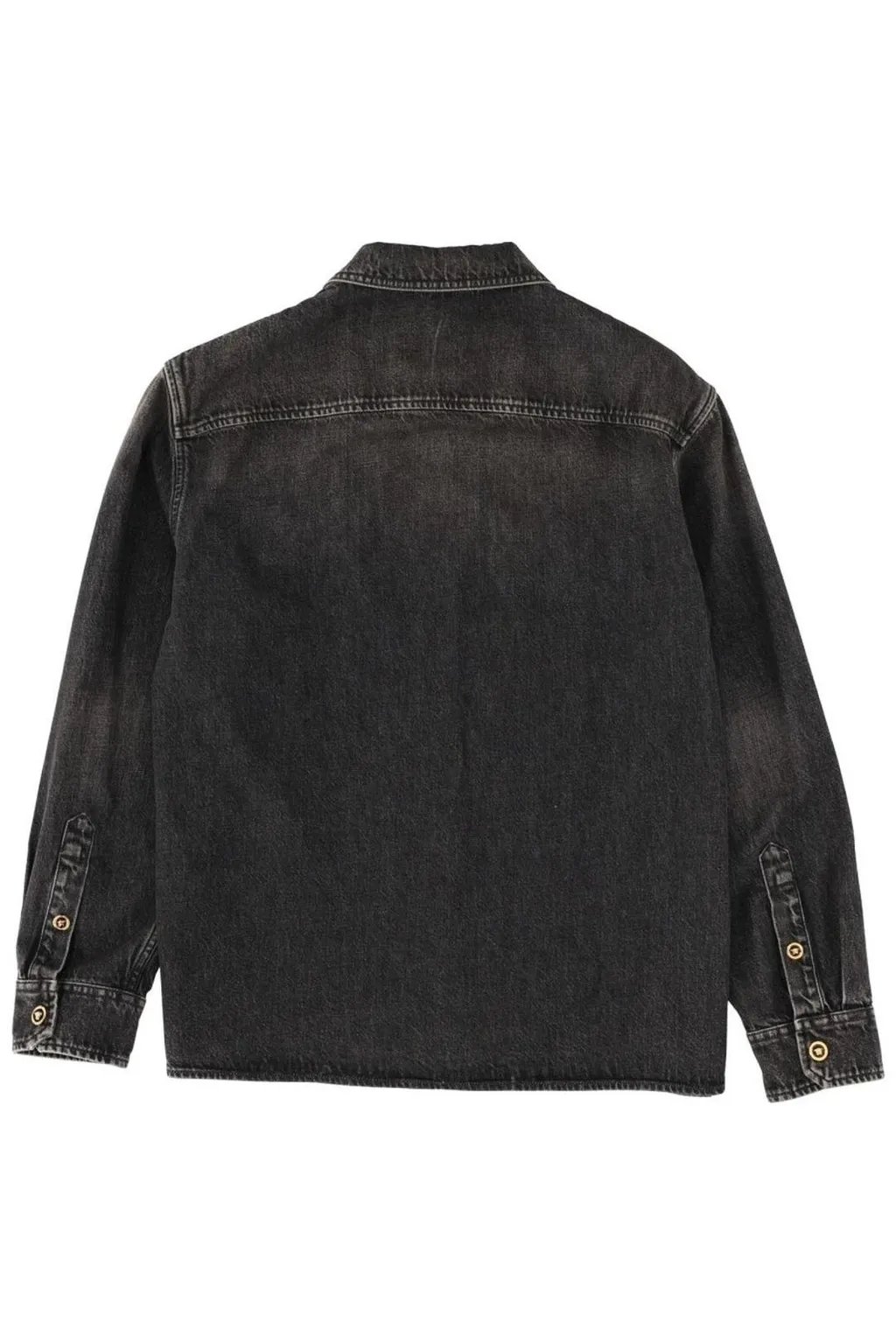 Denim Zip-Up Shirt