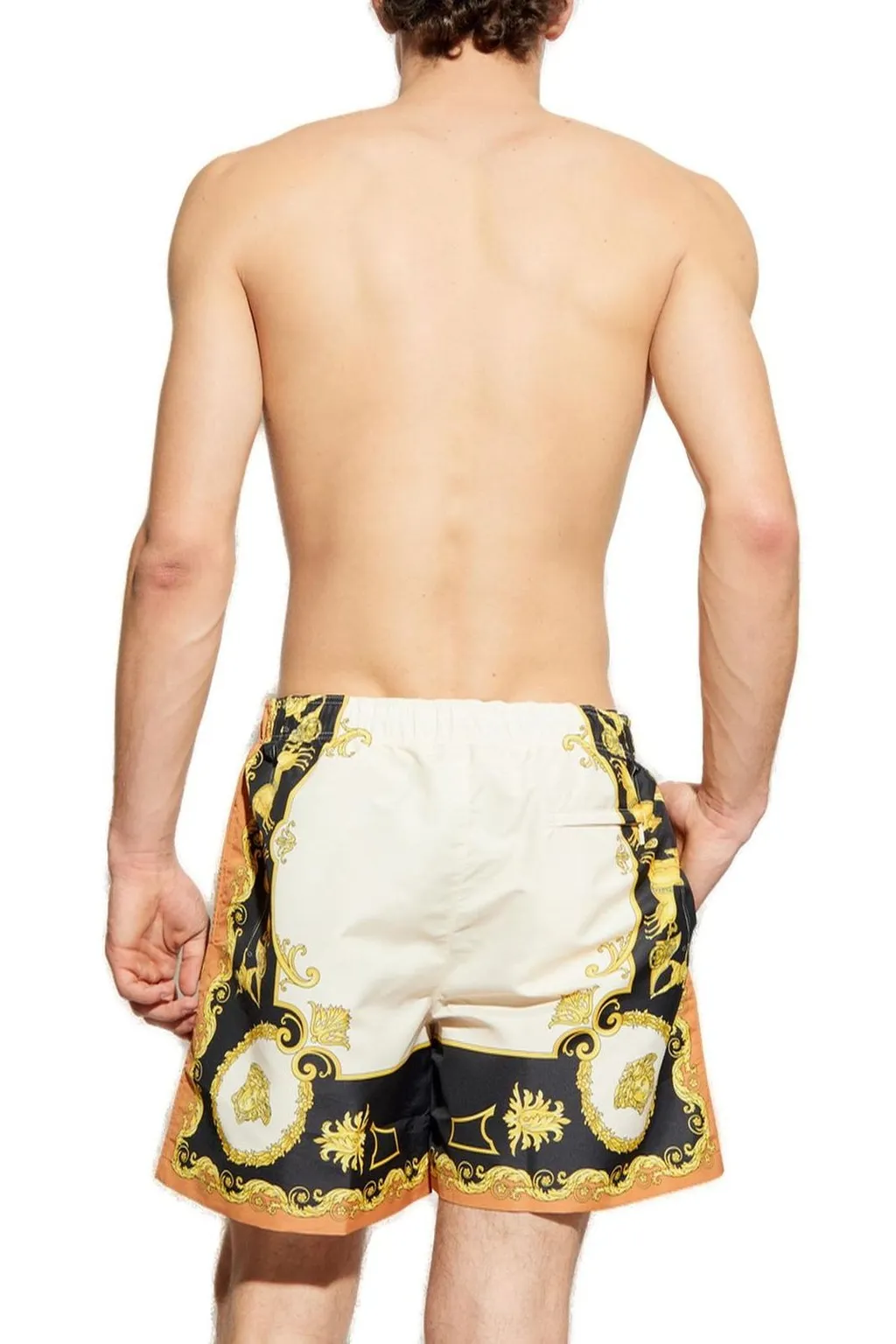Baroque Print Swim Shorts