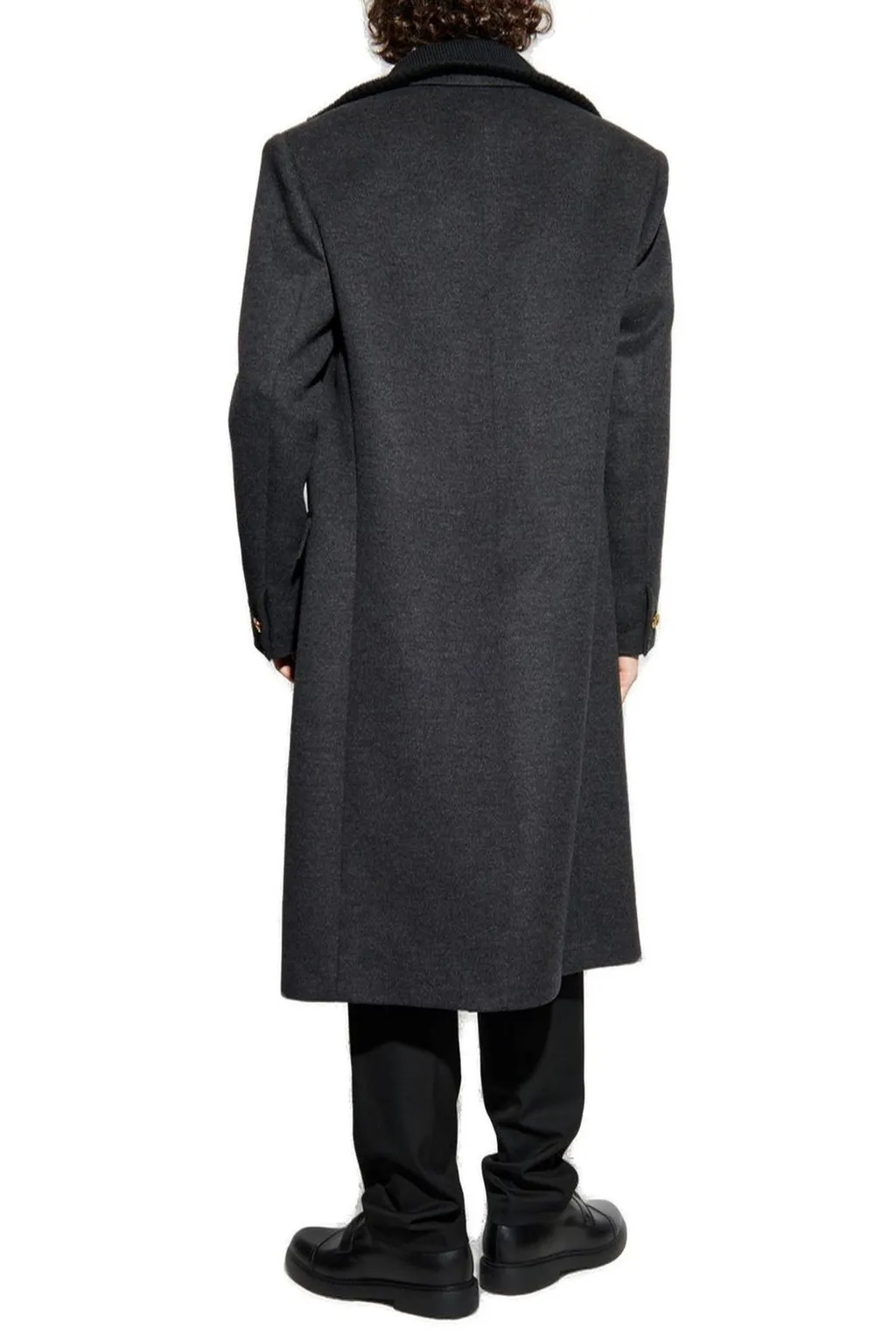 Double-Breasted Wool Coat