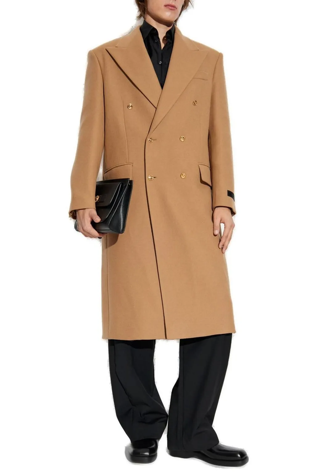 Double-Breasted Wool Coat