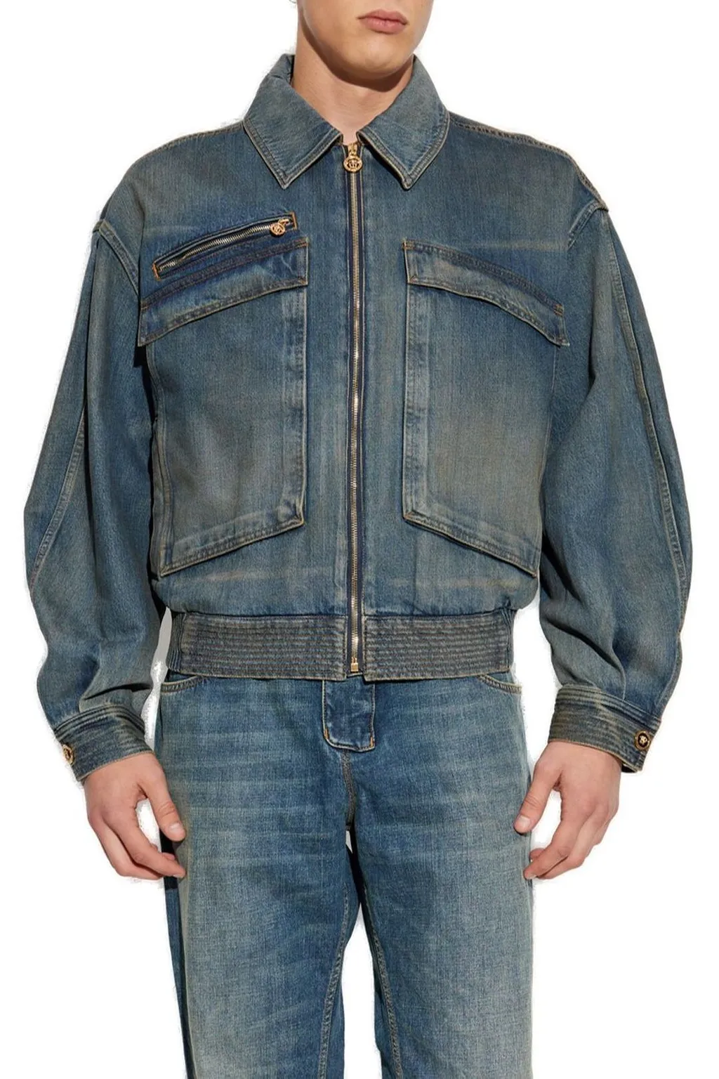 Denim Bomber Jacket