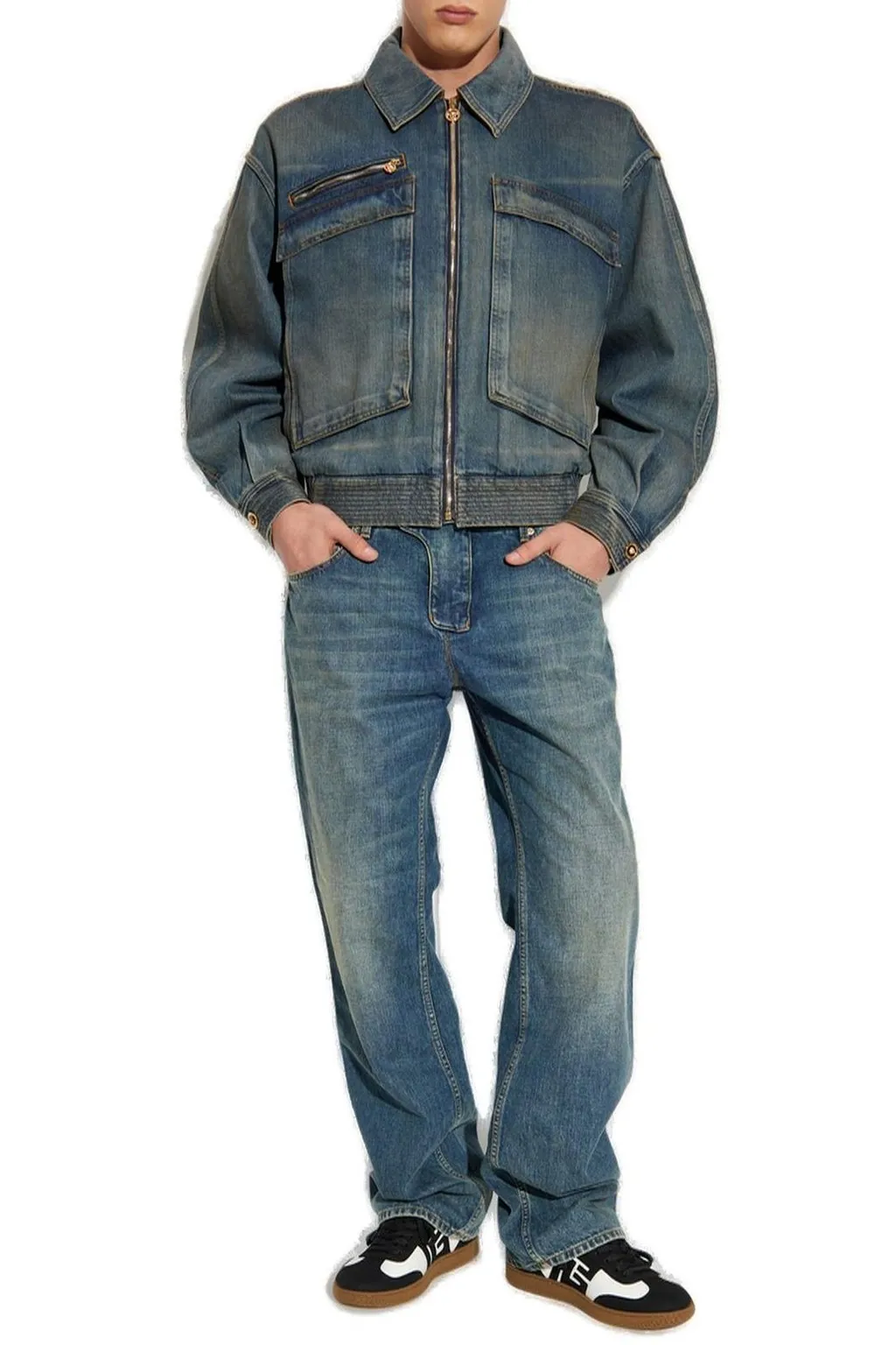 Denim Bomber Jacket