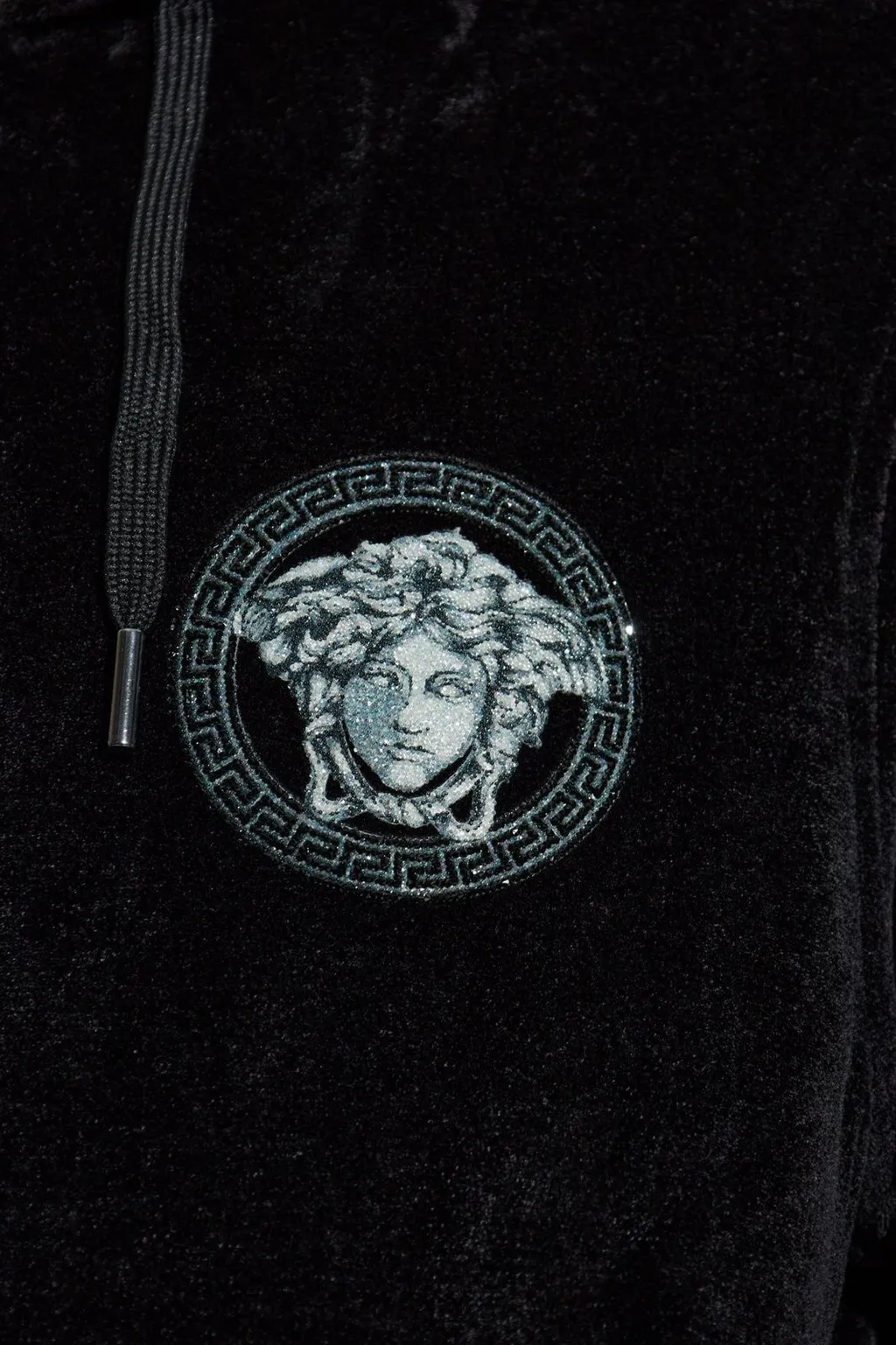 Velvet Zip-Up Hoodie