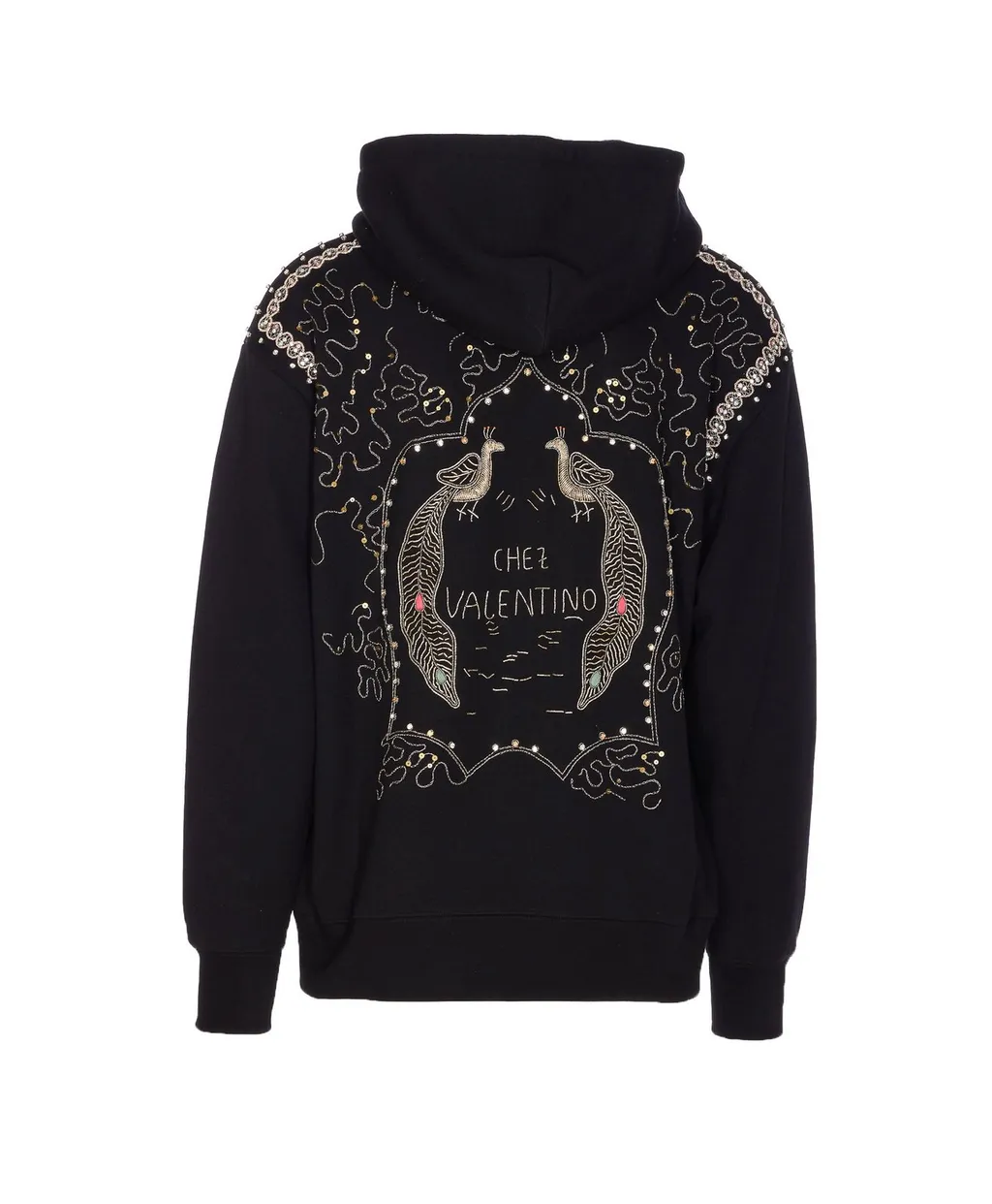 Hooded Sweatshirt With Studs