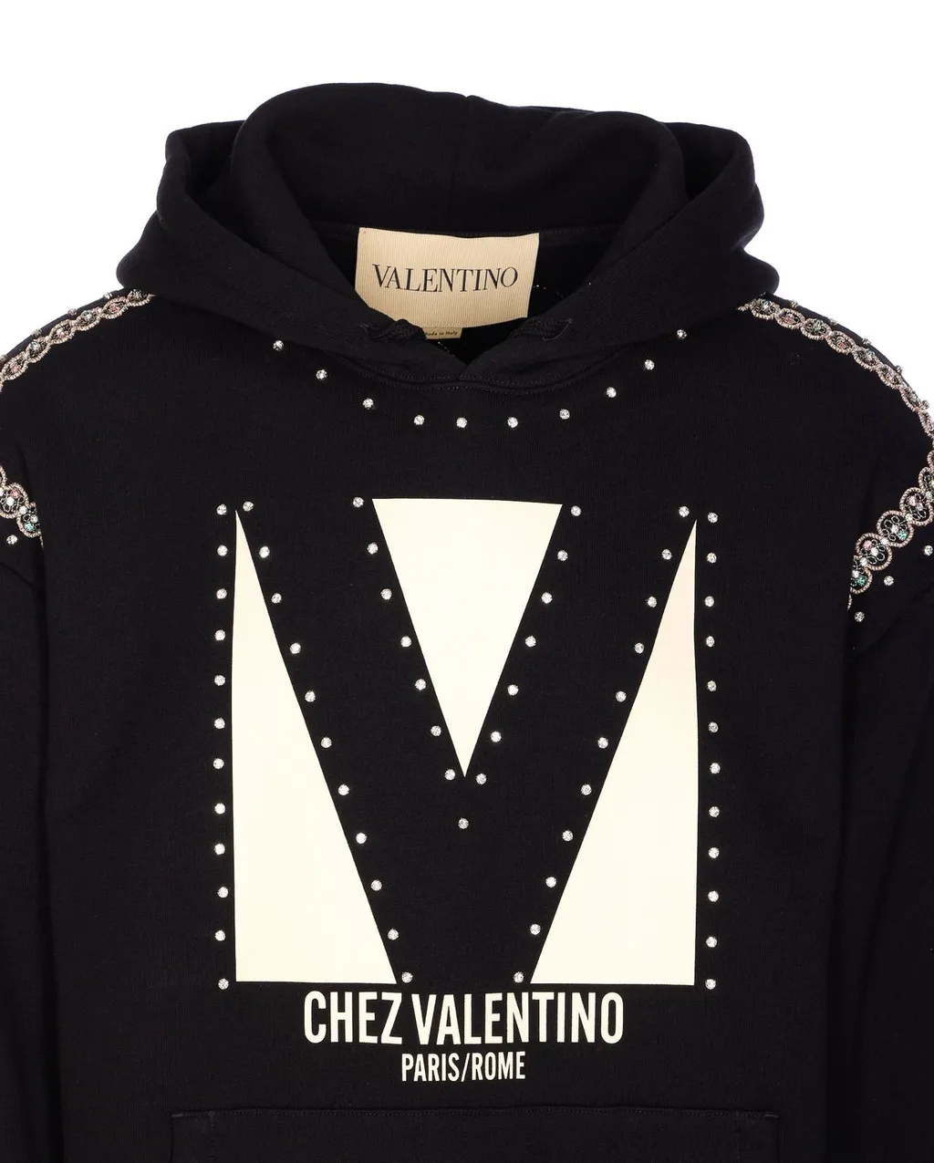 Hooded Sweatshirt With Studs