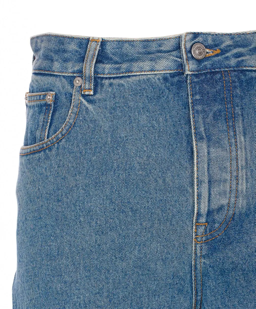 High-Rise Straight-Leg Jeans