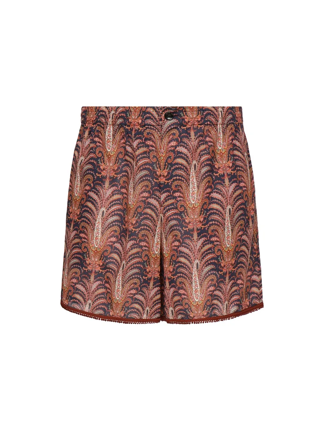Paisley Print Shorts