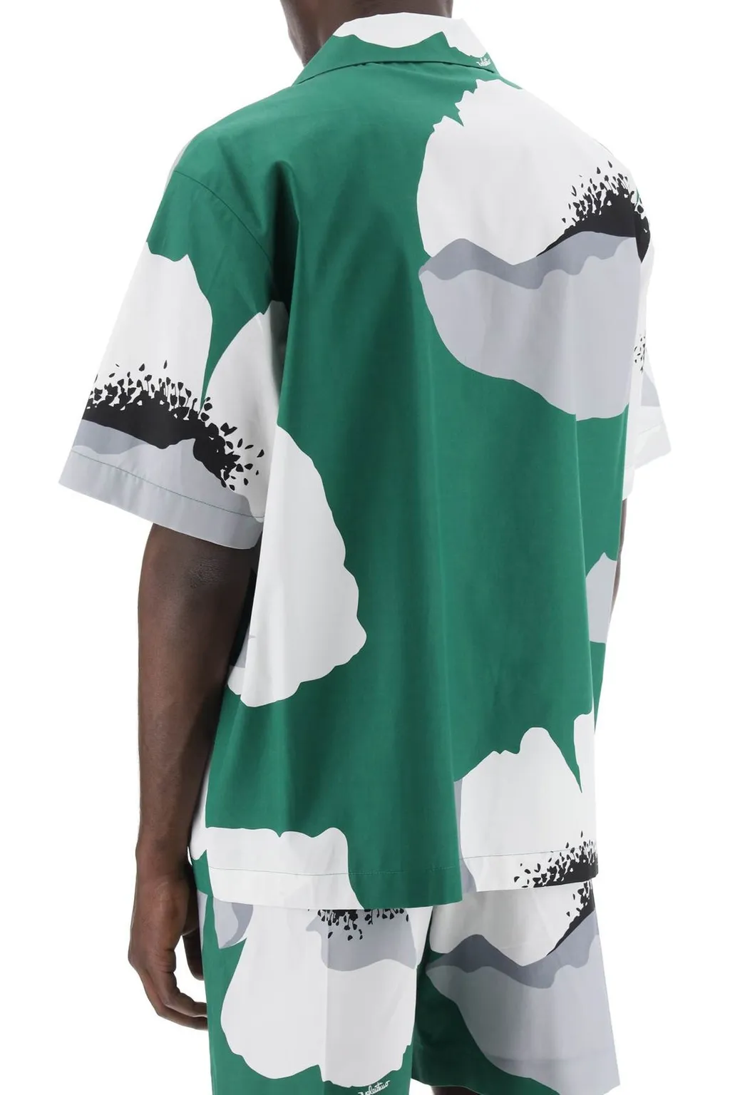 Floral Print Camp Collar Shirt