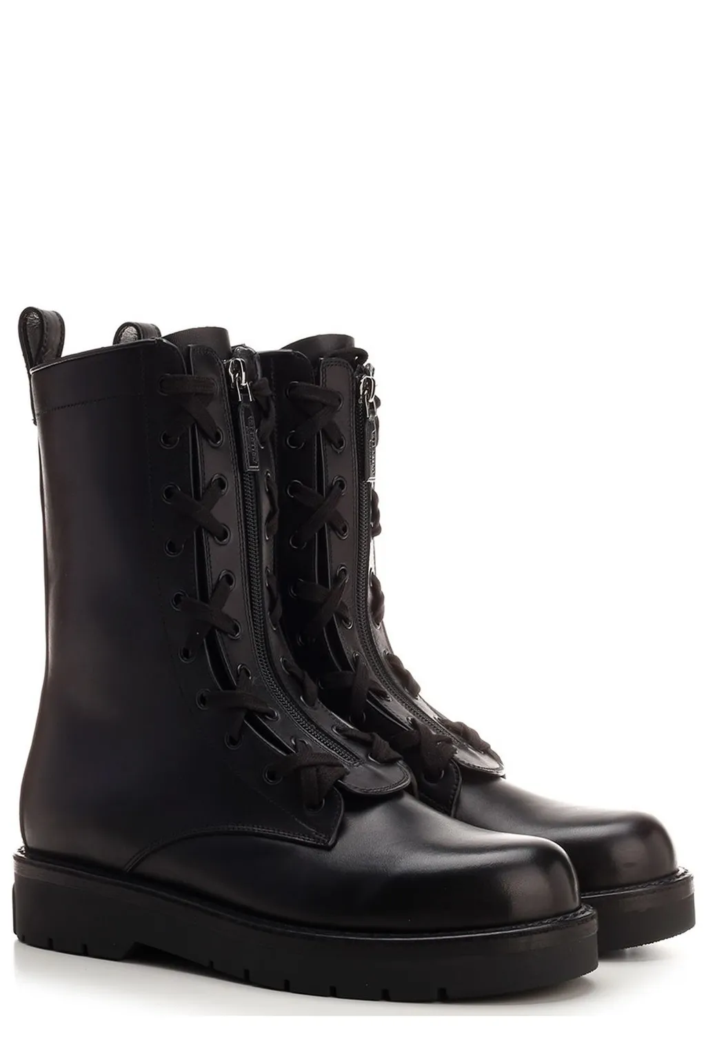 Lace-Up Combat Boots