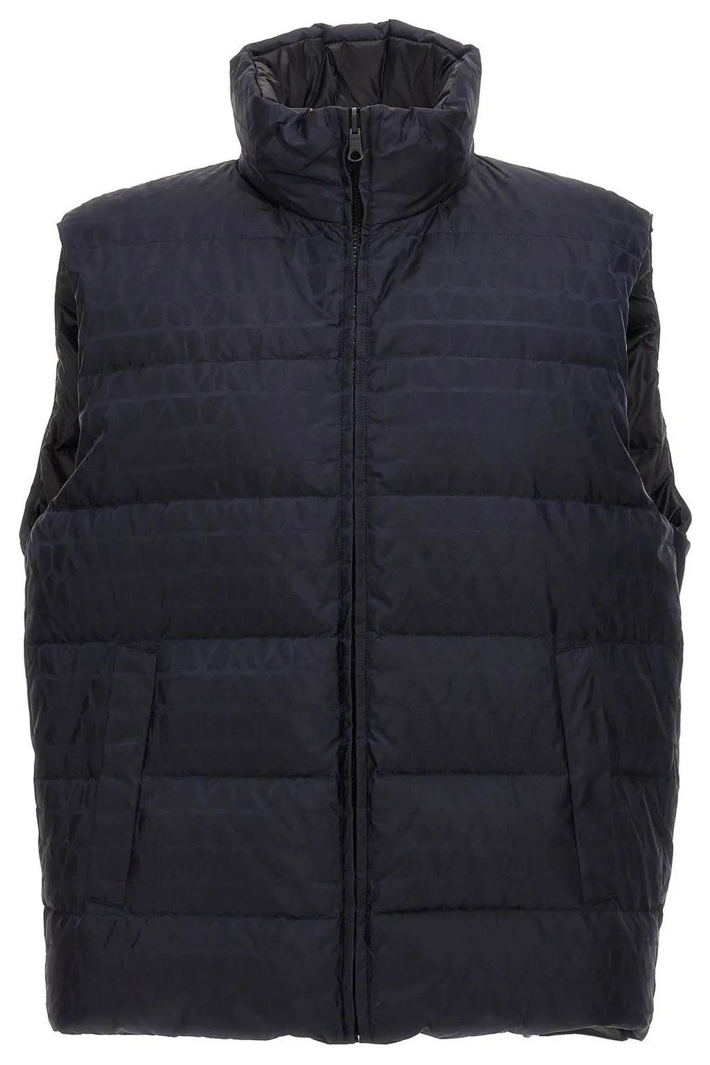 Logo Print Puffer Vest