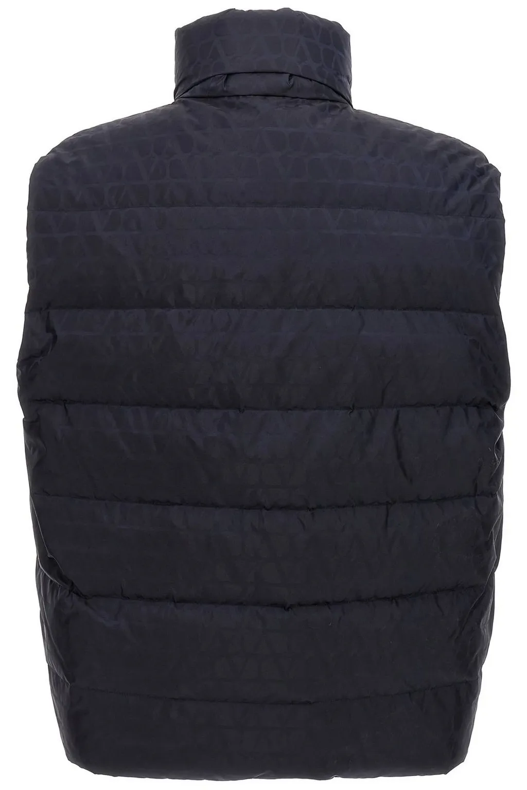 Logo Print Puffer Vest