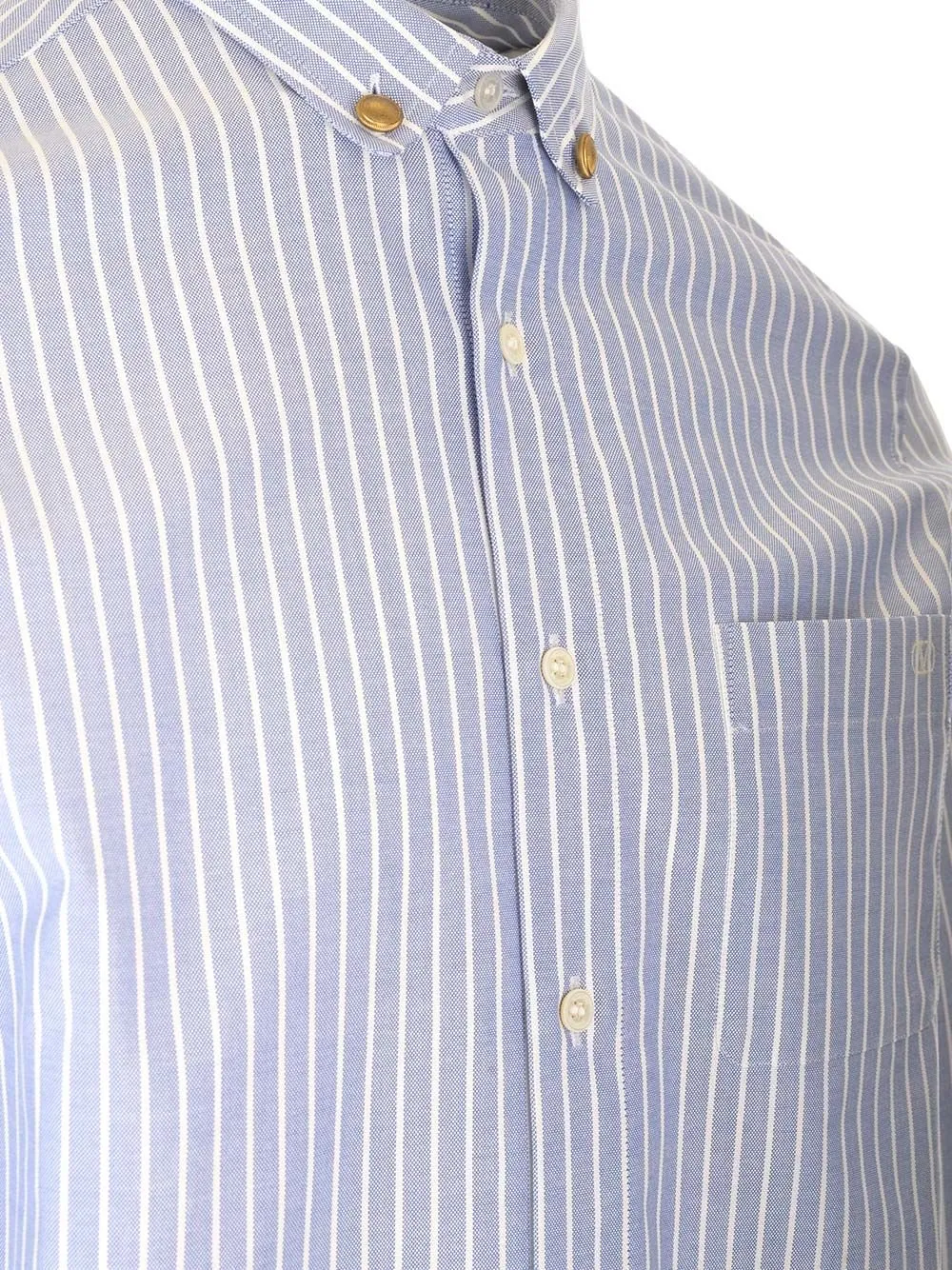 Striped Button-Down Shirt