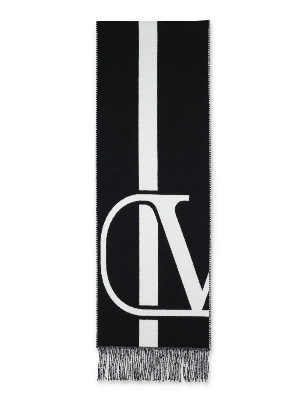 Scarf With Vltn Jacquard