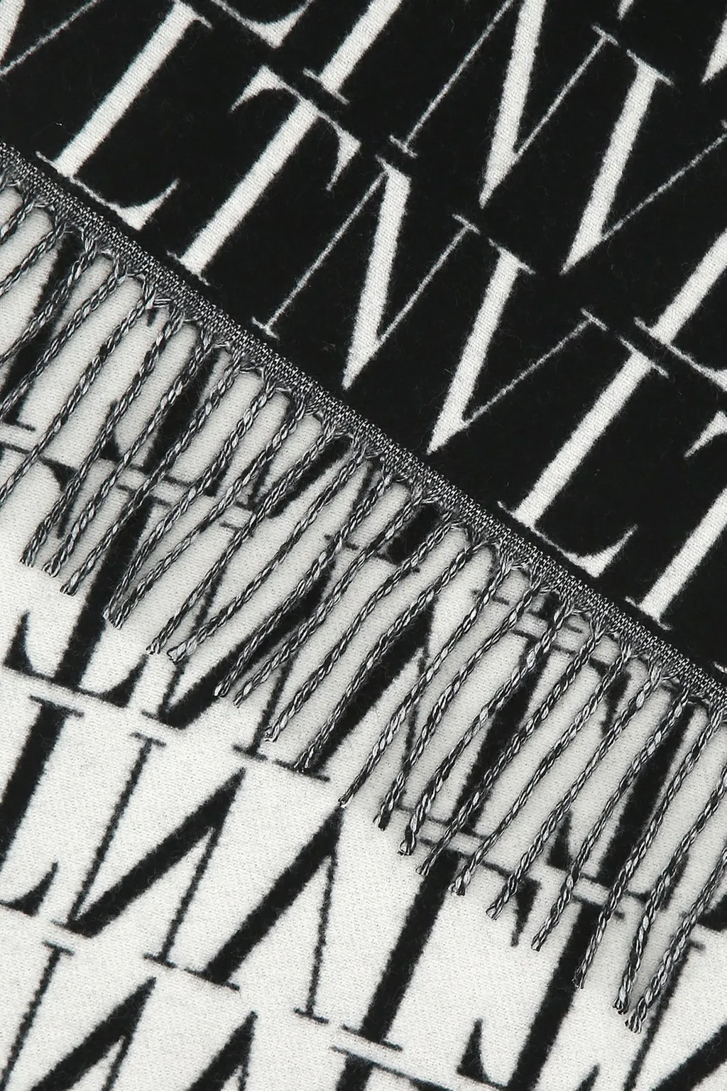 Scarf With All-Over Logo Print
