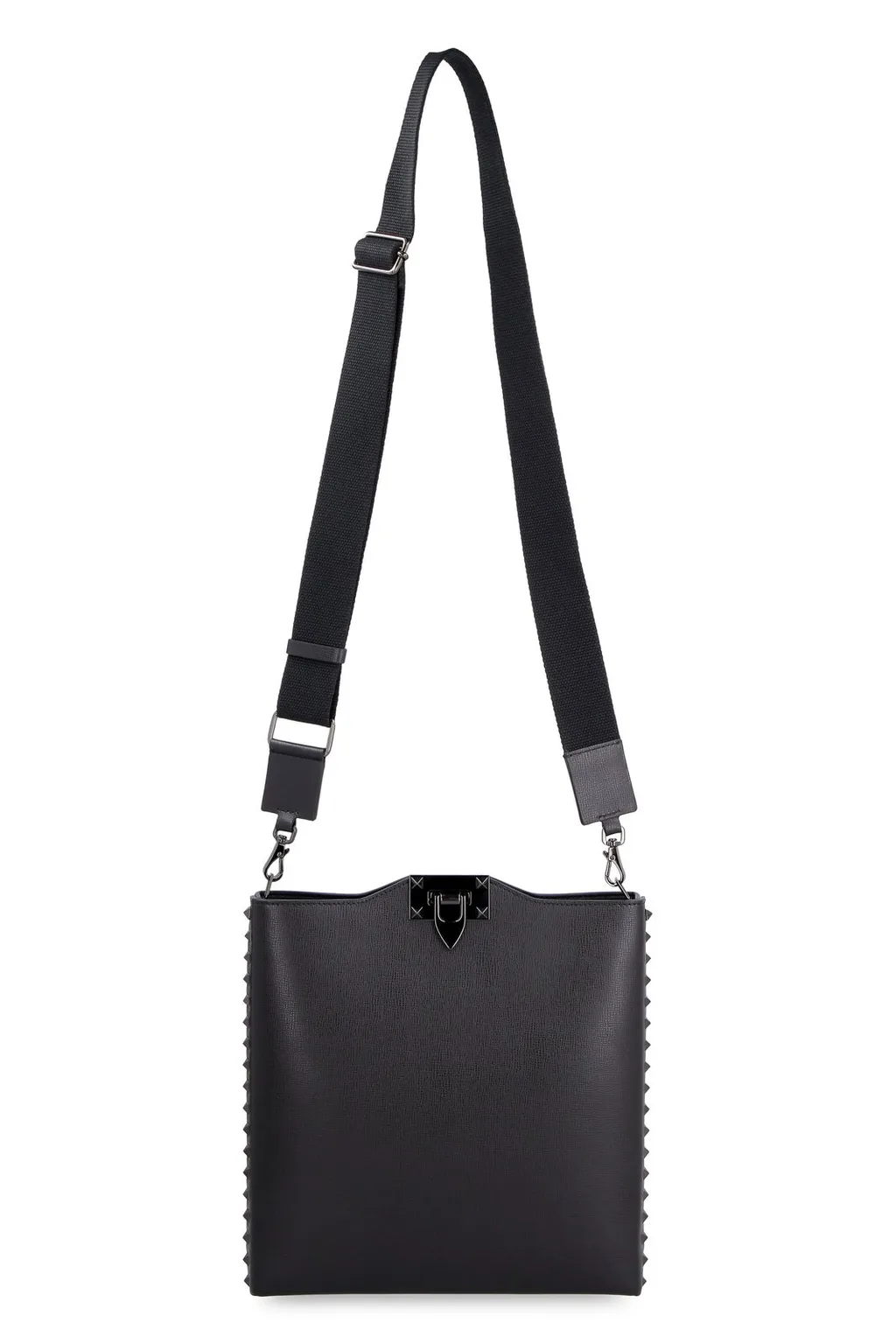 Studded Leather Tote Bag