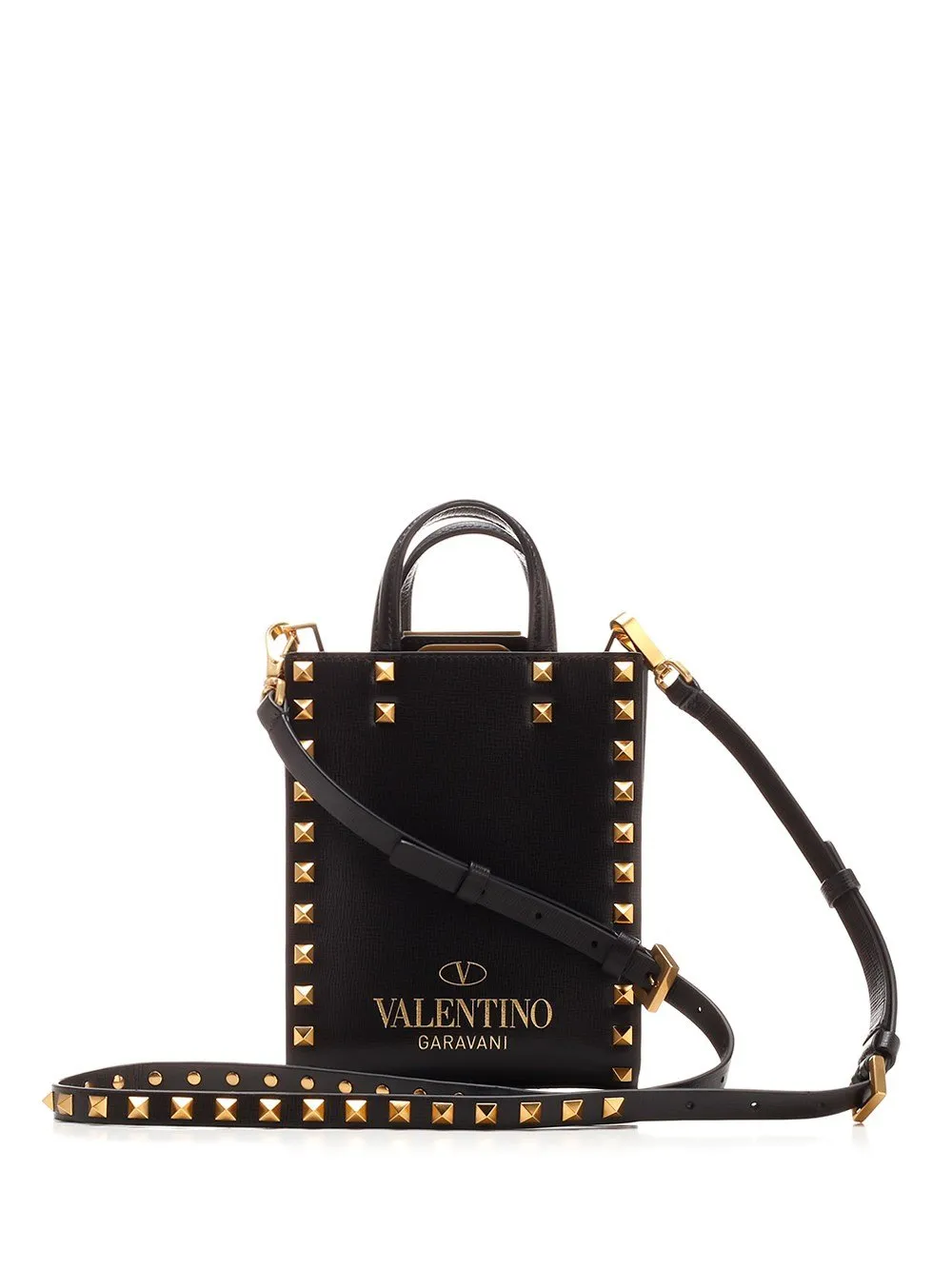 Studded Top Handle Bag