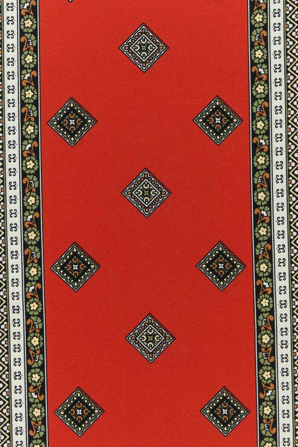 Scarf With Geometric Print