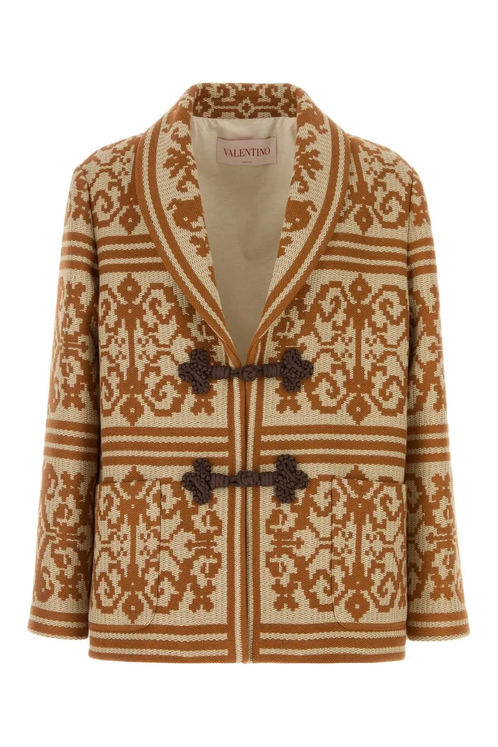 Jacquard Knit Jacket