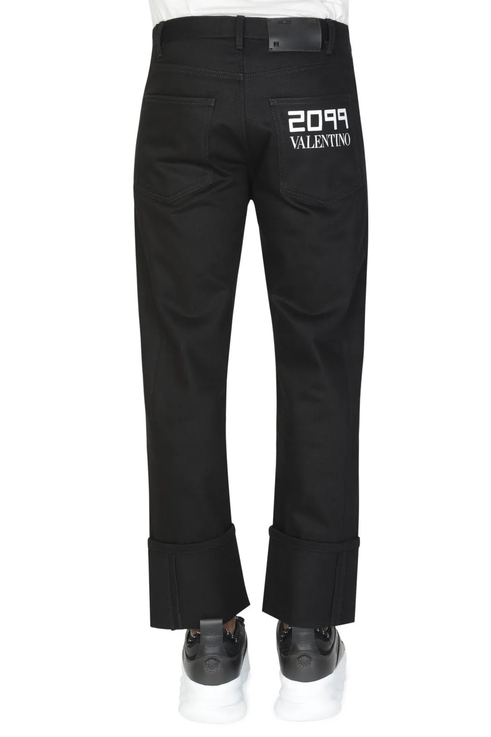 Valentino 2099 Logo Print Jeans