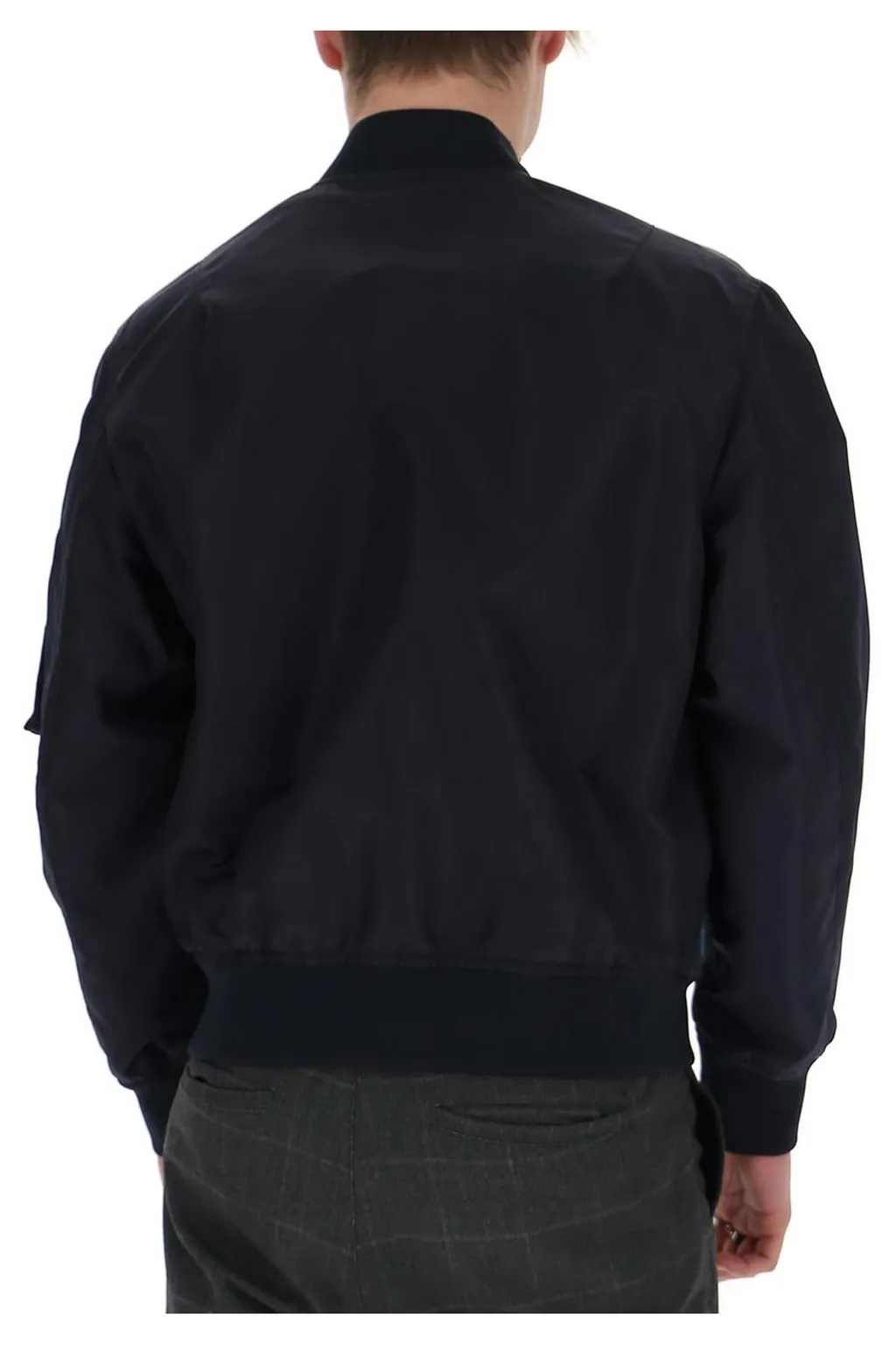 Bomber Jacket With Dragon Print