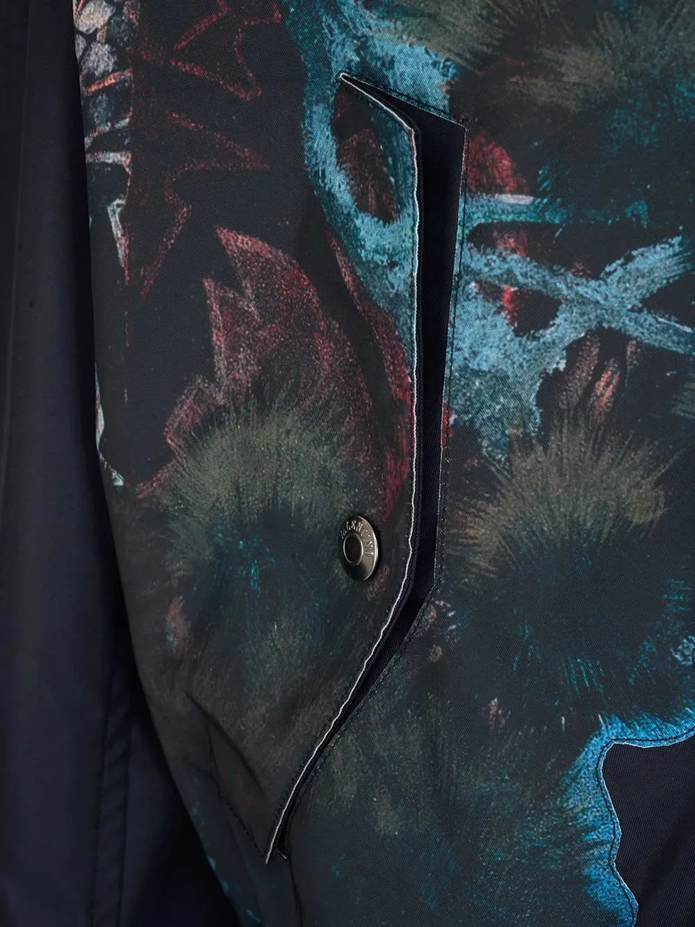Bomber Jacket With Dragon Print